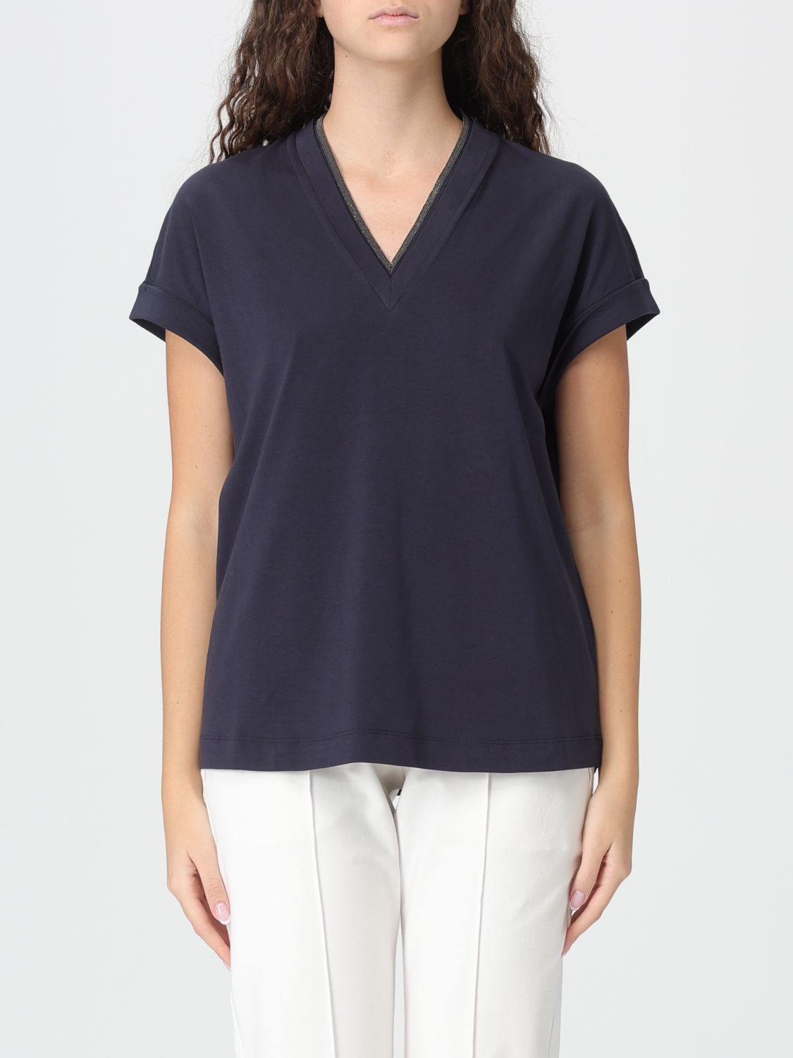 T-shirts basic Brunello Cucinelli in cotone