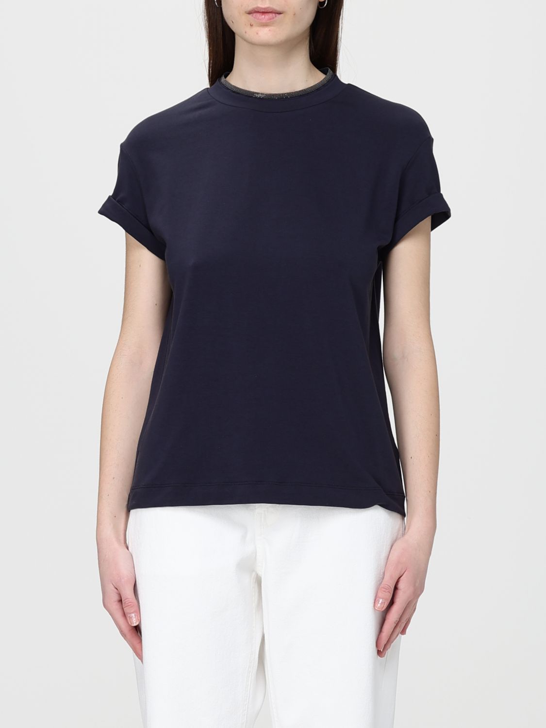 BRUNELLO CUCINELLI T-Shirt Damen Farbe Blau