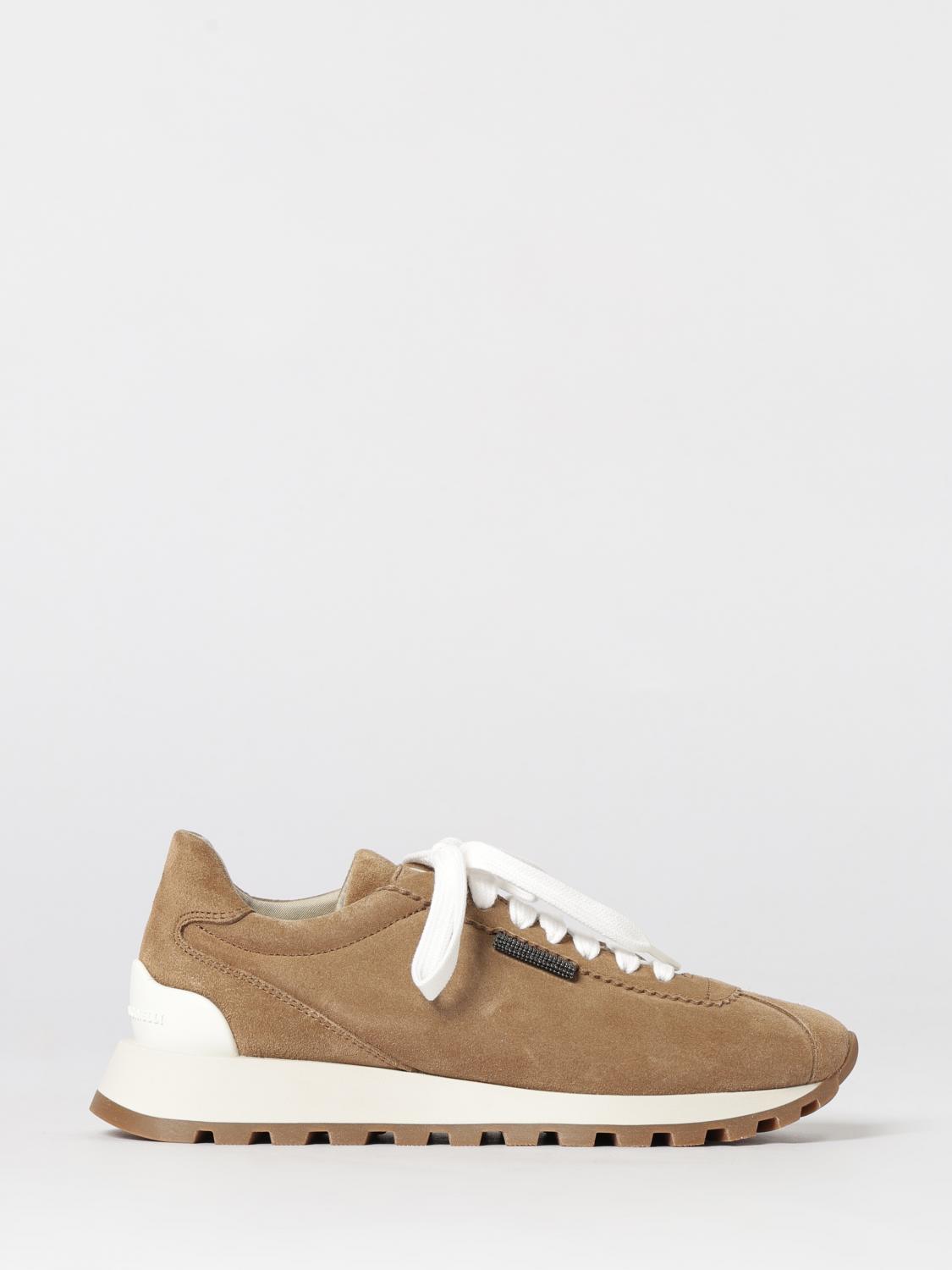BRUNELLO CUCINELLI BRUNELLO CUCINELLI Sneakers Woman color Brown　BRUNELLO CUCINELLI スニーカー レディース カラー ブラウン