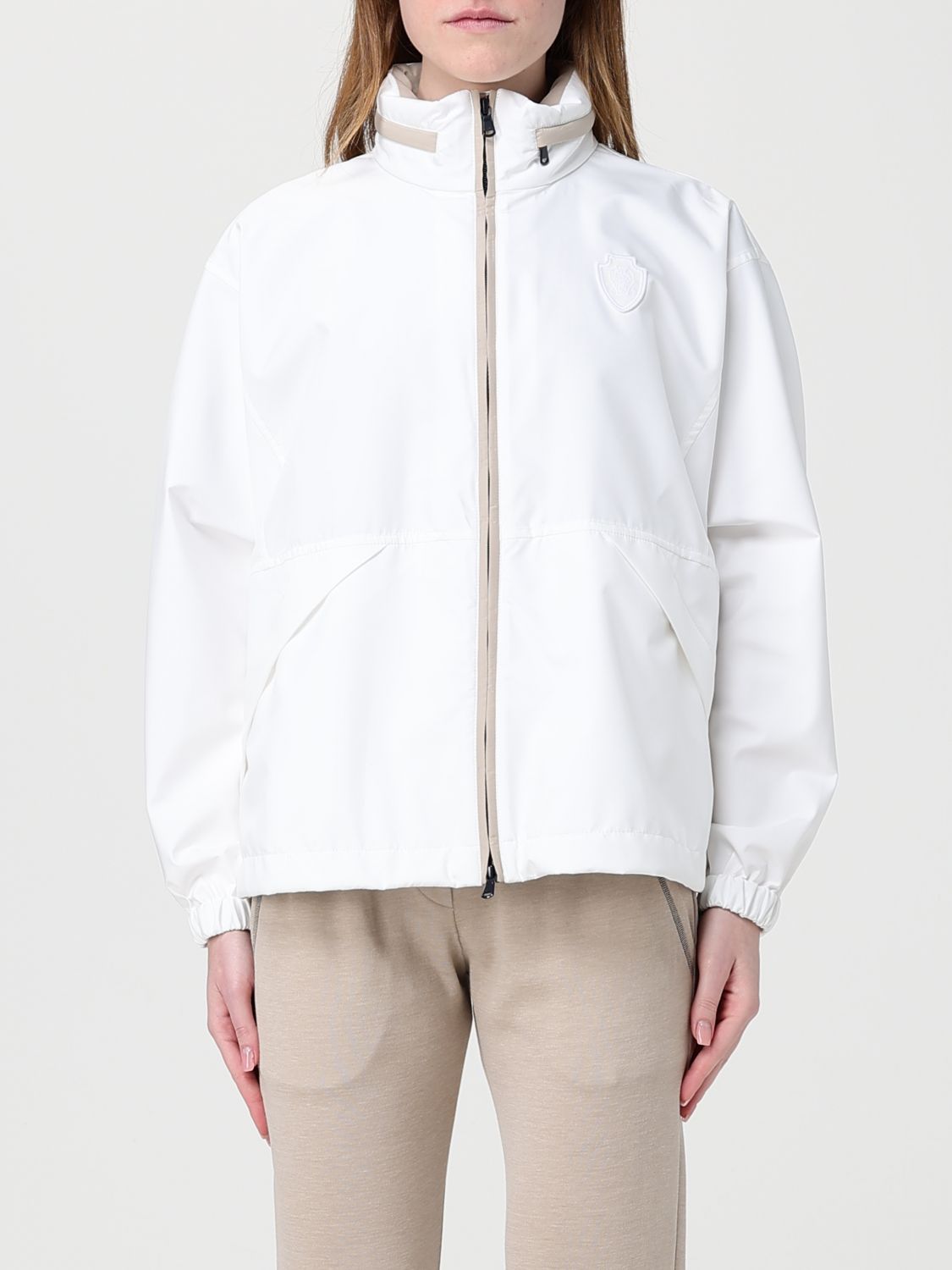 BRUNELLO CUCINELLI BRUNELLO CUCINELLI Jacket Woman color White　BRUNELLO CUCINELLI ジャケット レディース カラー ホワイト