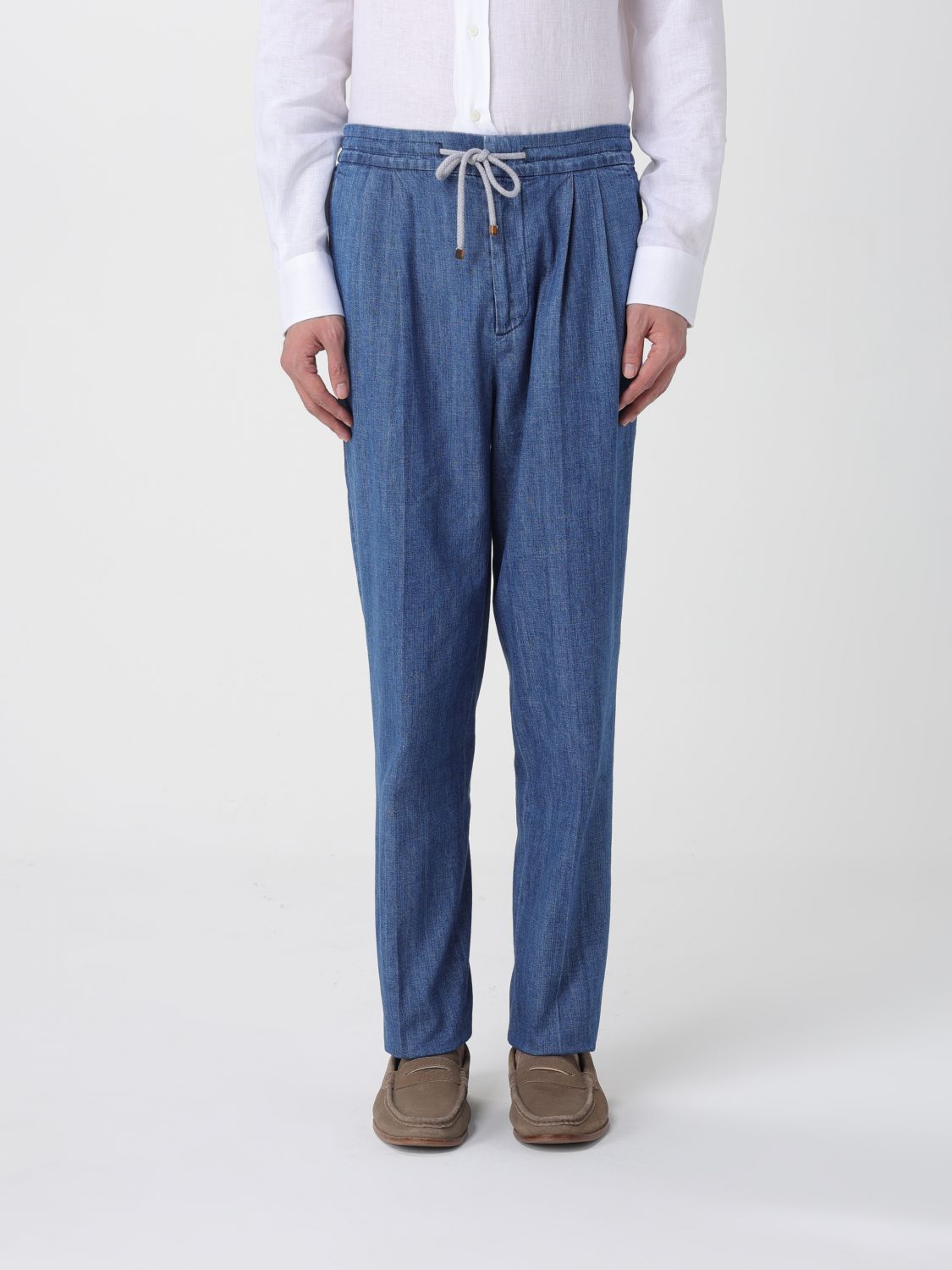 Pantaloni BRUNELLO CUCINELLI Uomo colore Blue