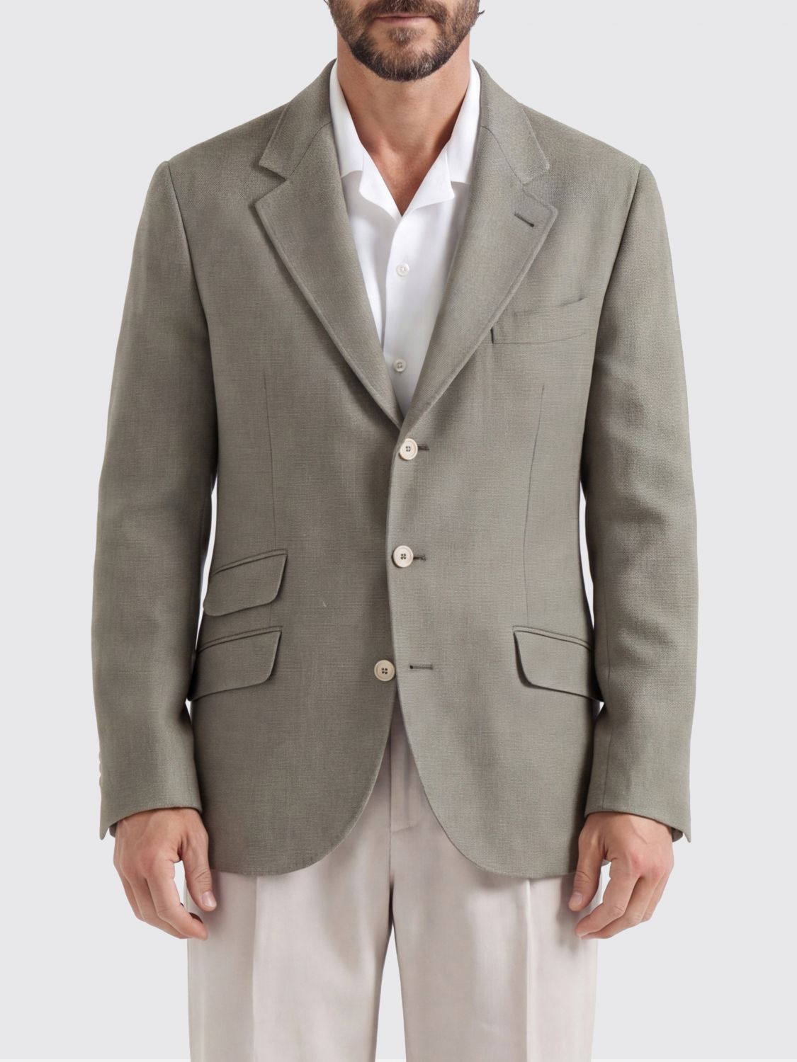 BRUNELLO CUCINELLI Giacca Uomo colore Kaki
