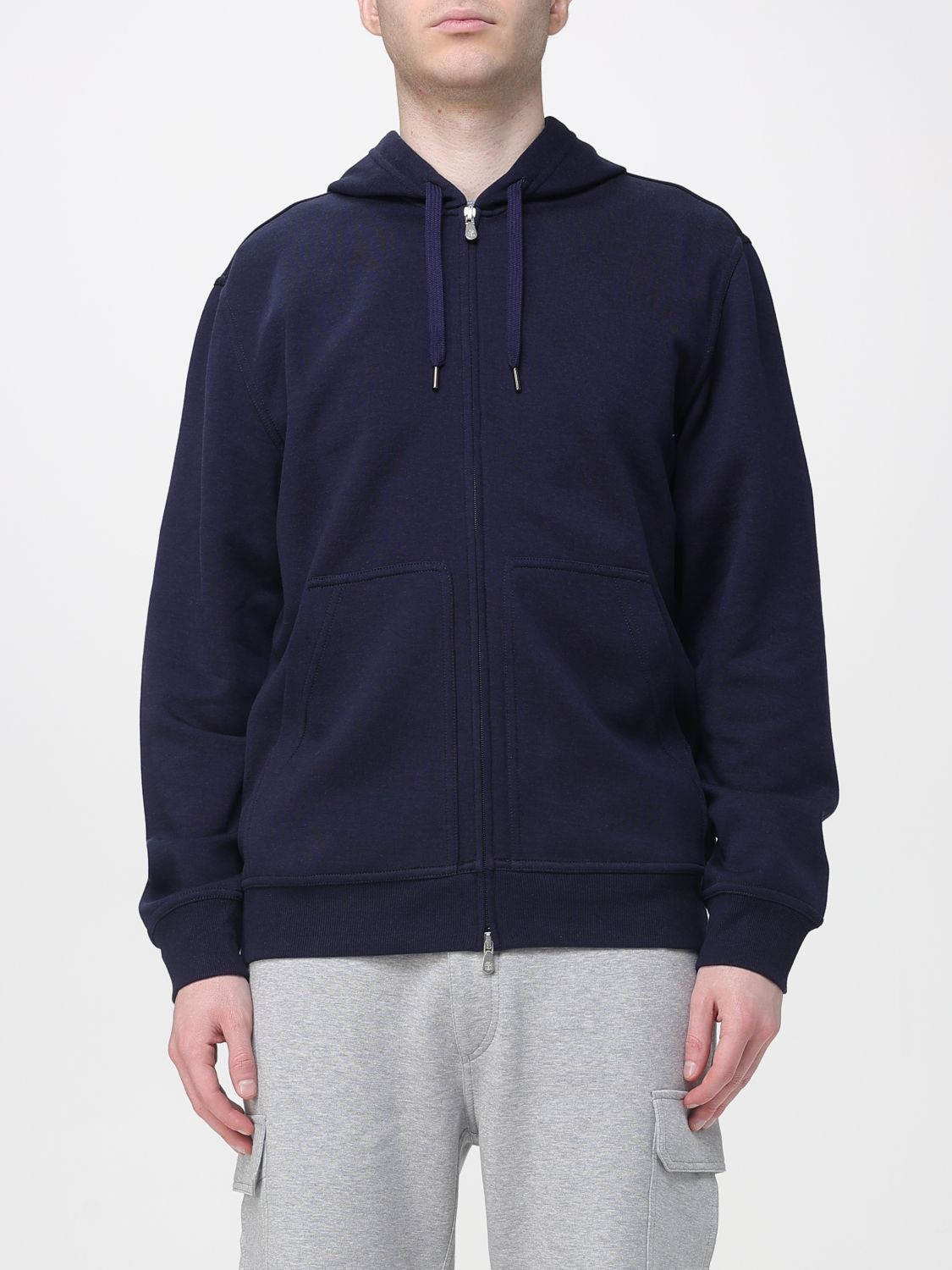 BRUNELLO CUCINELLI Sweatshirt Herren Farbe Blau