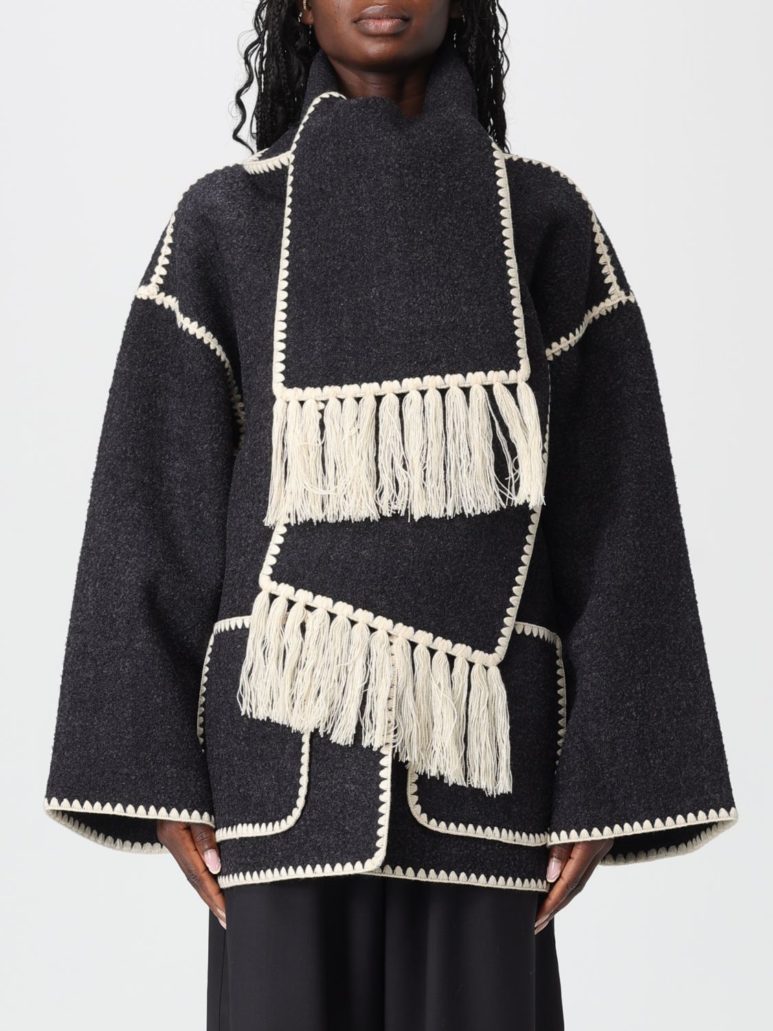 TOTEME Mantel Damen Farbe Grau