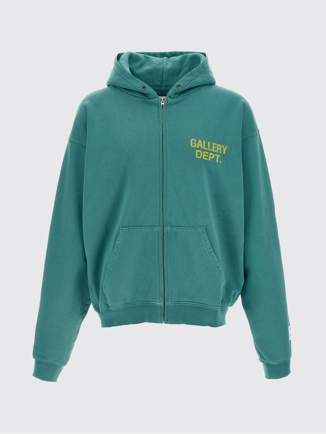 Felpa con cappuccio Gallery Dept. in cotone con zip