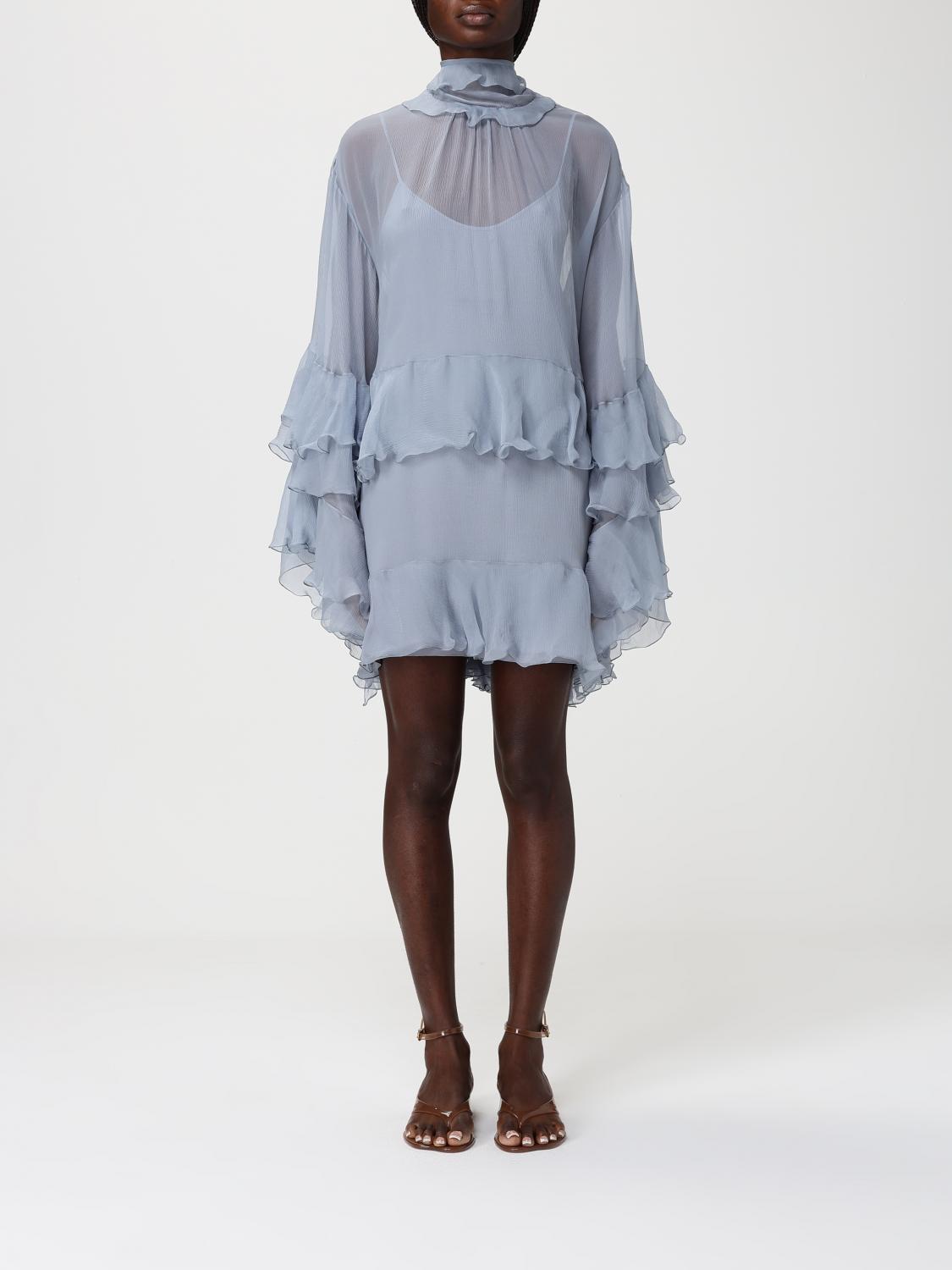 CHLOÉ Kleid Damen Farbe Hellblau