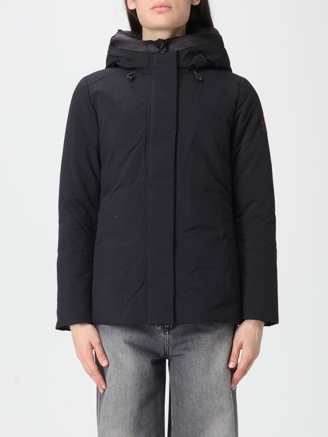 Save The Duck Coat Woman Color Black