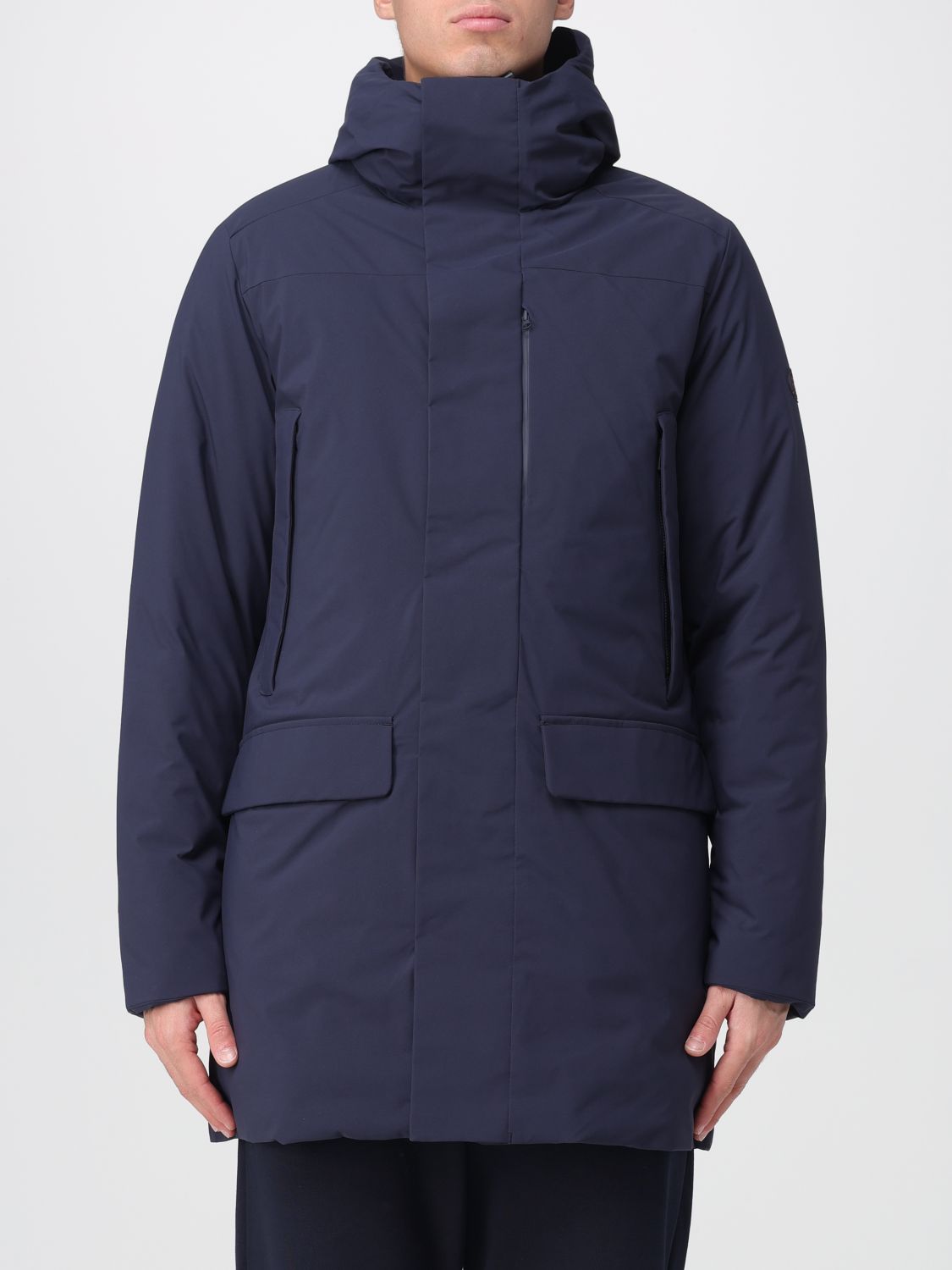 Save The Duck Coat  Men Color Blue