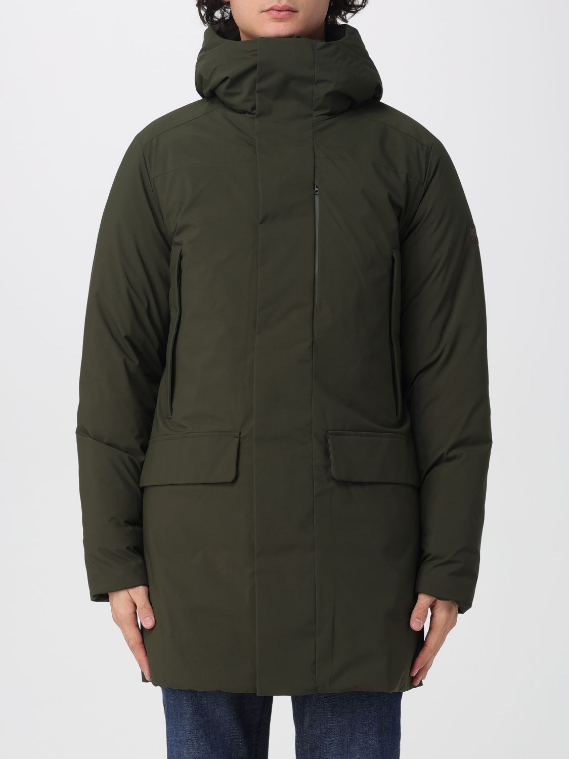 Save The Duck Coat  Men Color Green