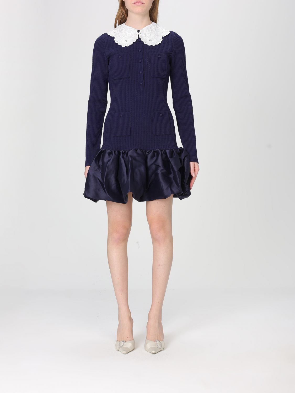 SELF-PORTRAIT Kleid Damen Farbe Blau
