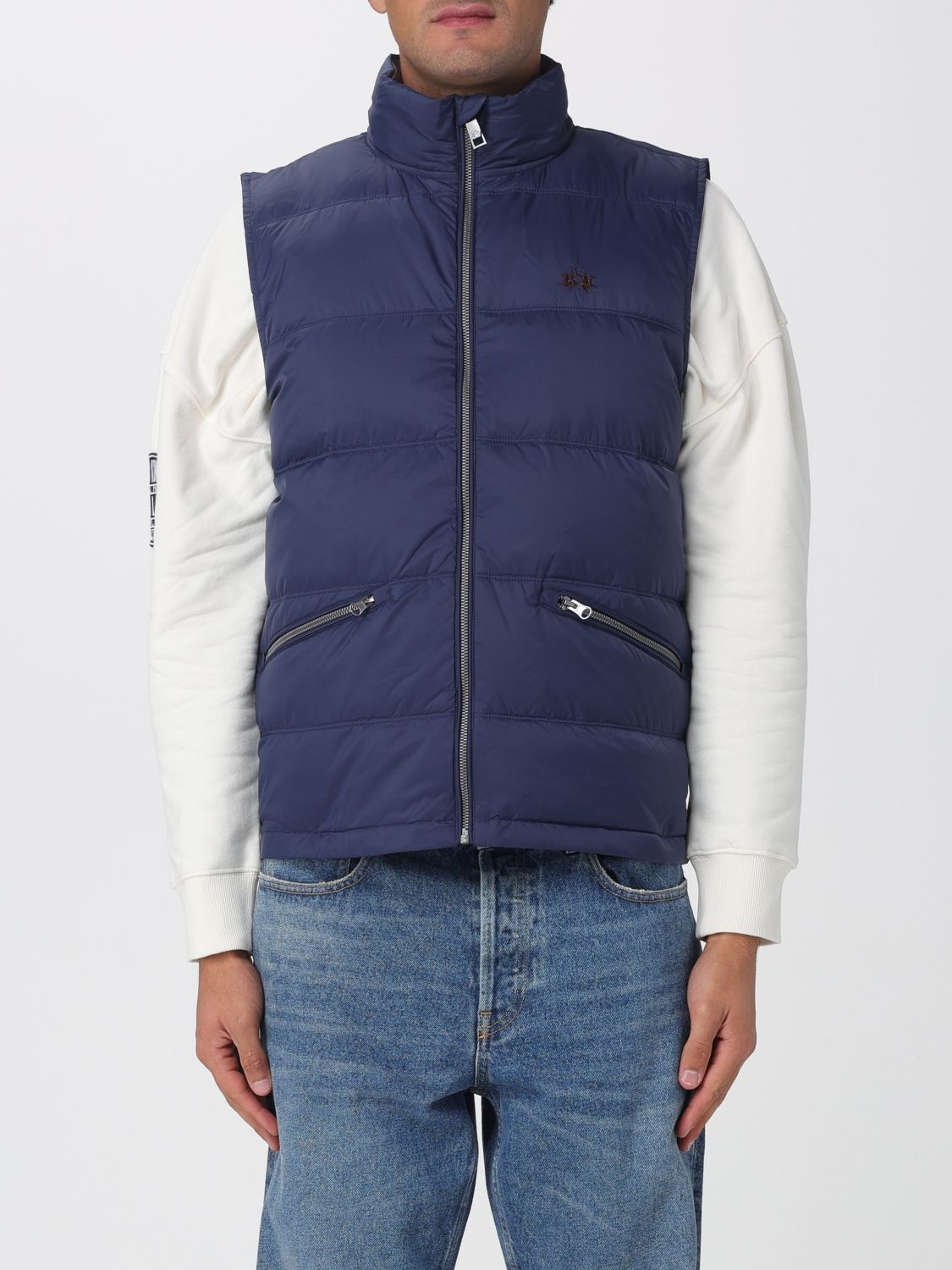 Save The Duck Jacket Men Color Blue