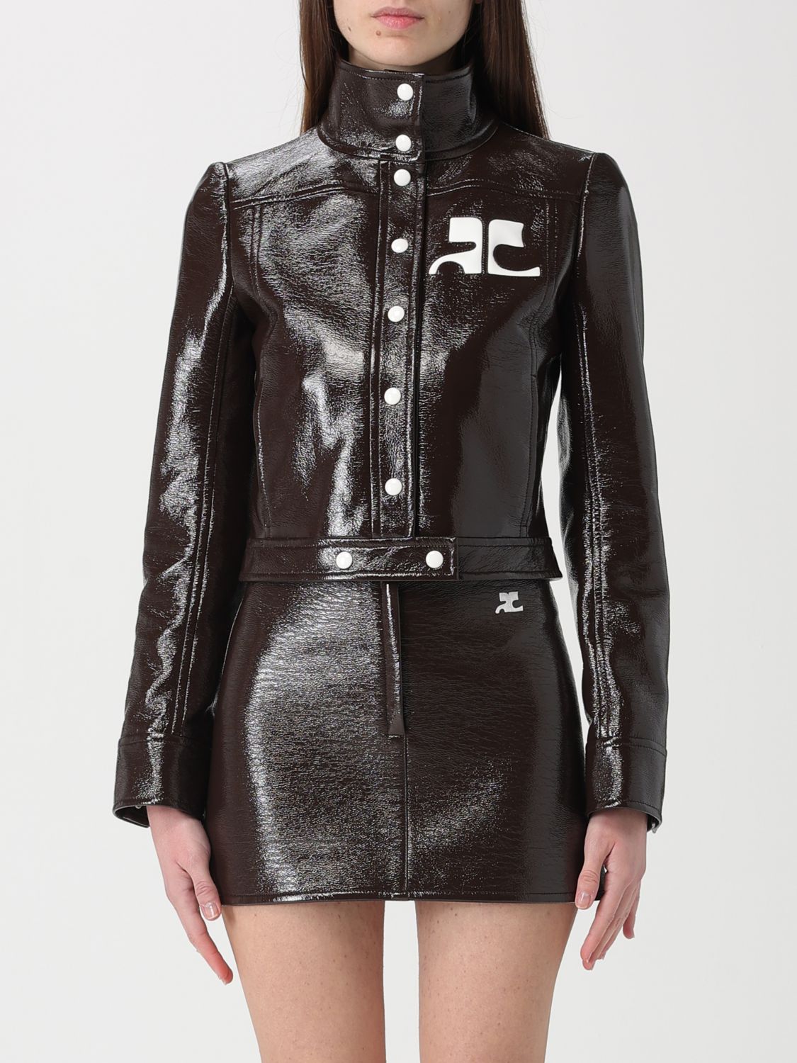 COURRÈGES Jacke Damen Farbe Braun