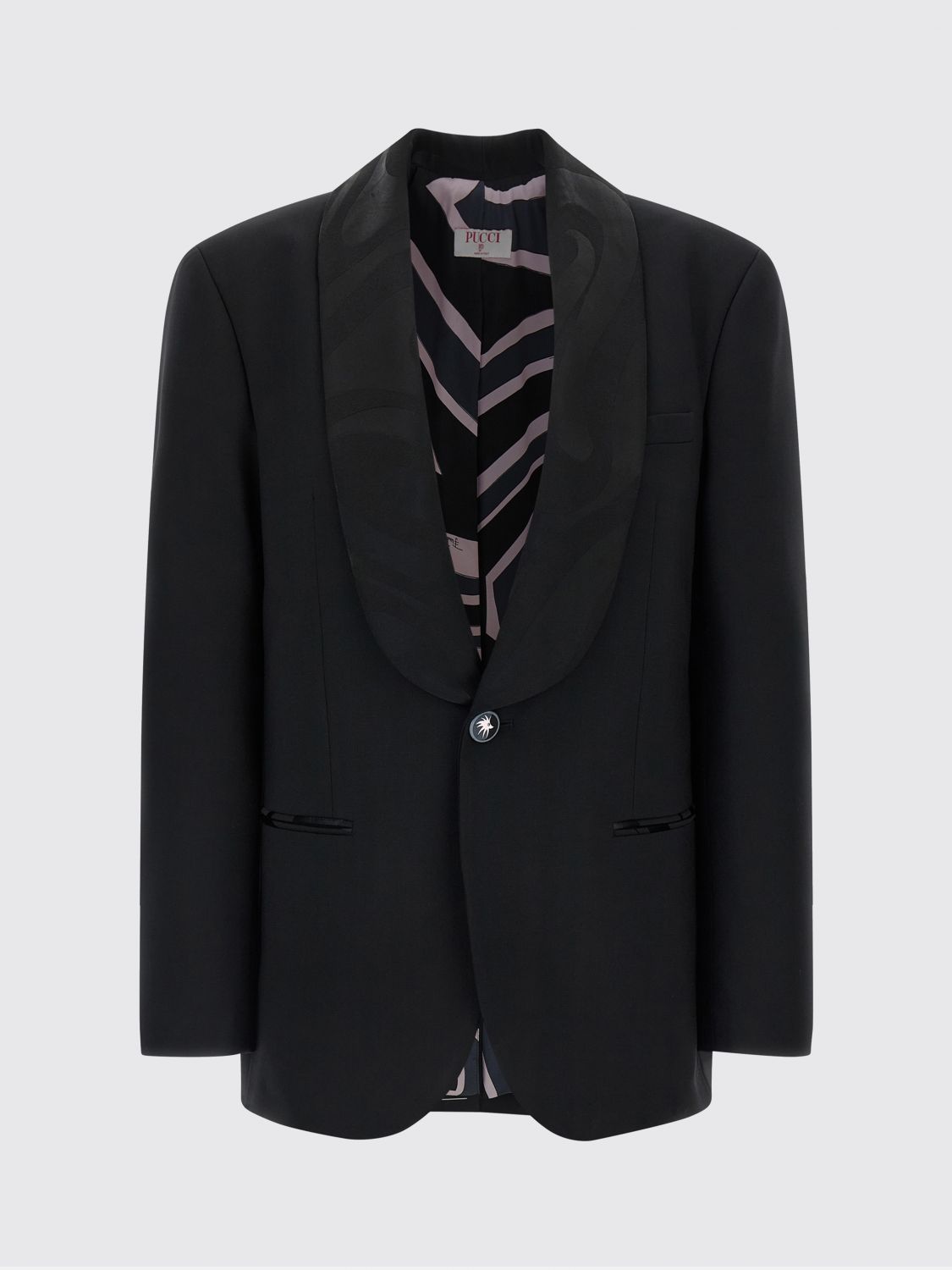 Blazer a monopetto in lana vergine Pucci