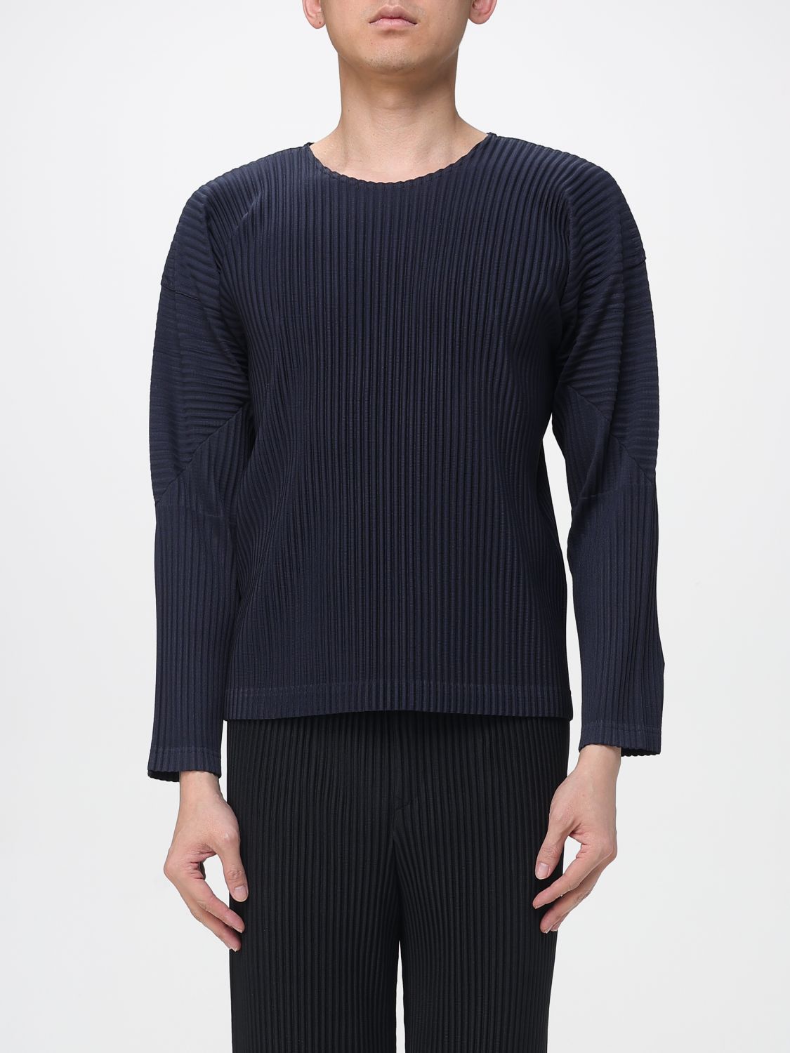 T-shirt in poliestere plissettato Homme Plisse' Issey Miyake