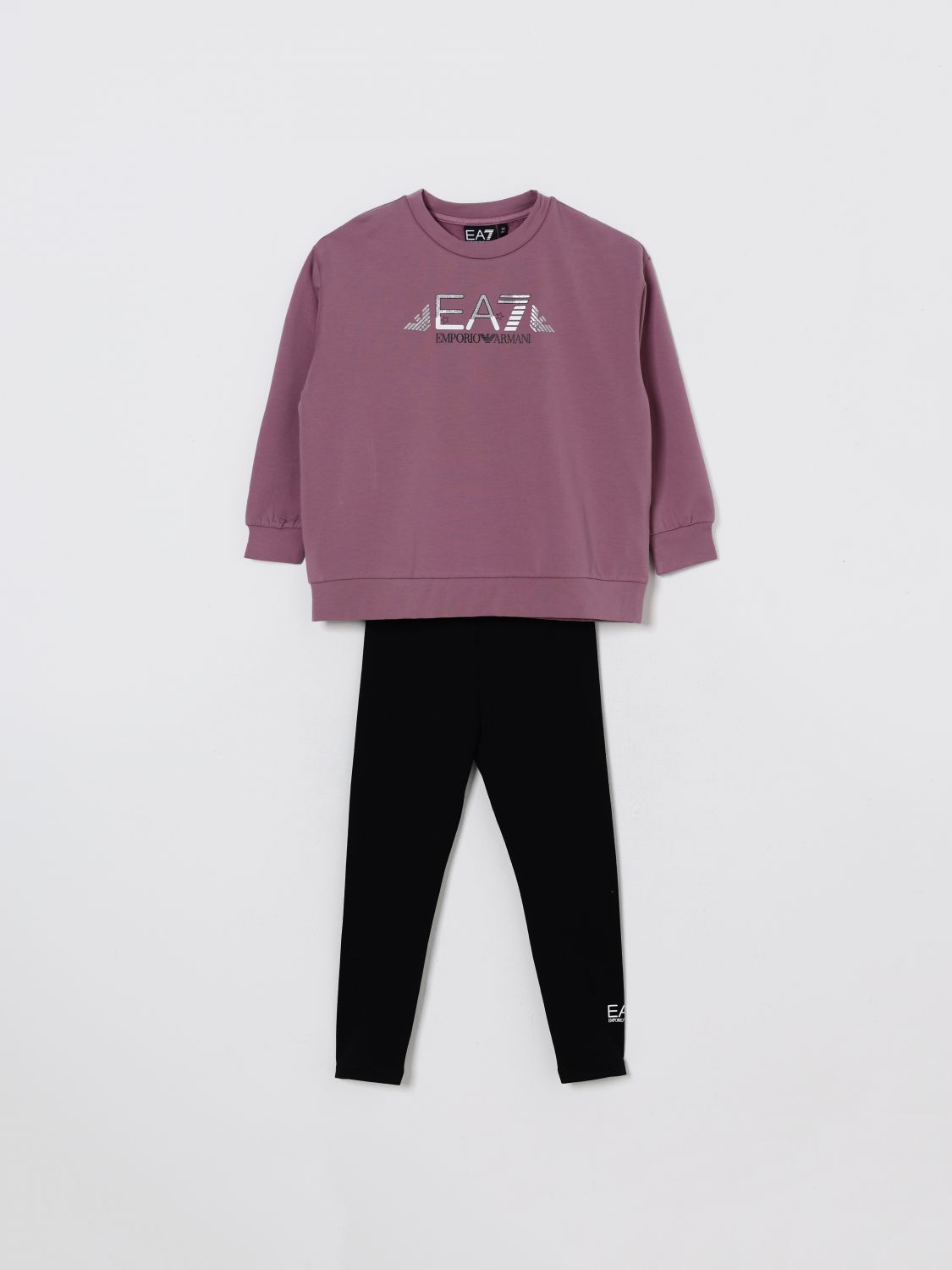 Ea7 Co-ord  Kids Color Pink In Pink