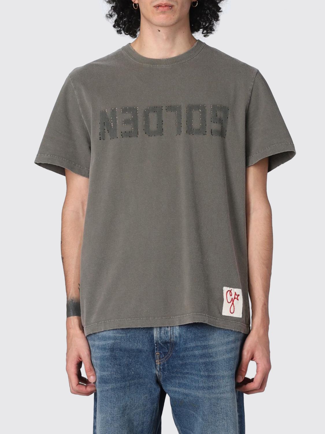 Golden Goose Ανδρών Πράσινο T-Shirt Men Color