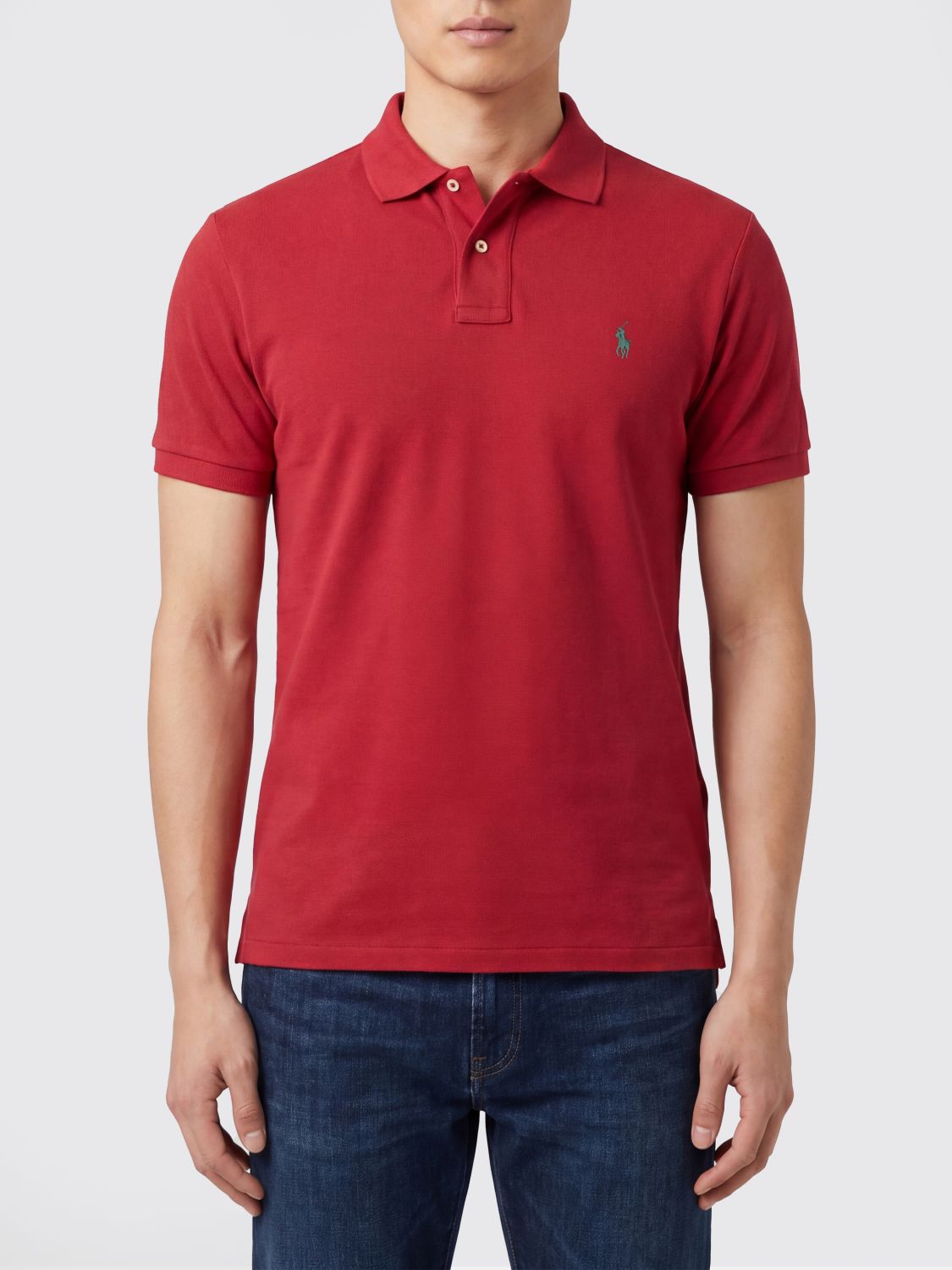 POLO RALPH LAUREN Polo in cotone con logo Pony
