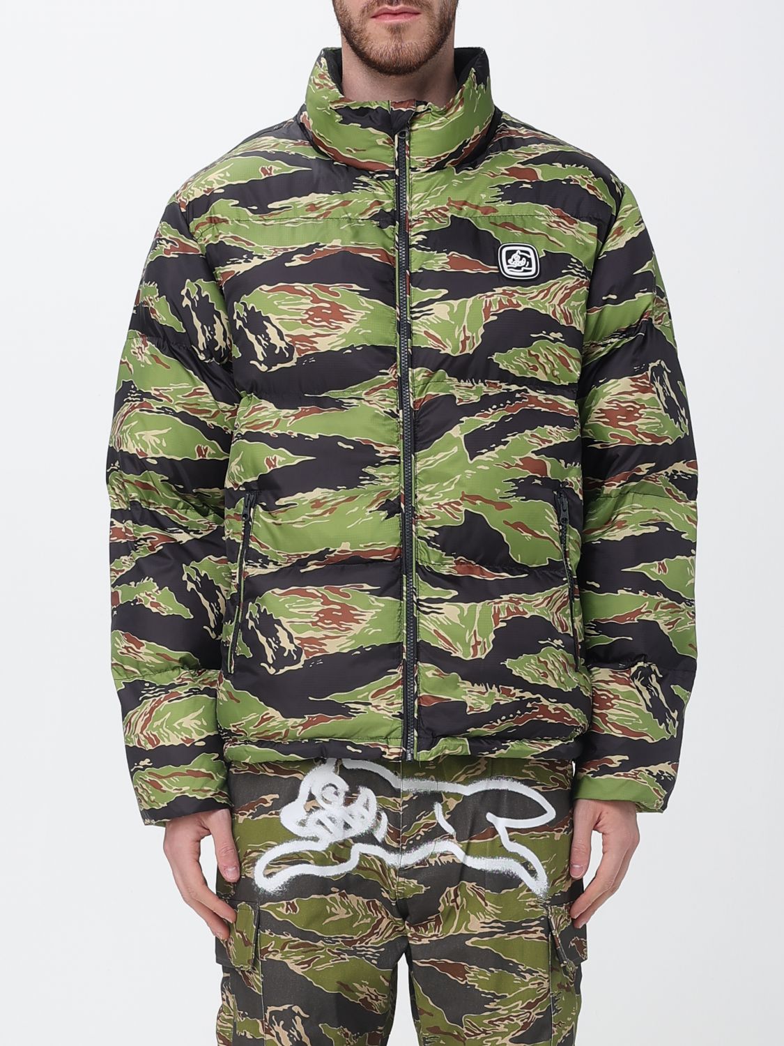 Icecream Jacket Men color Brown