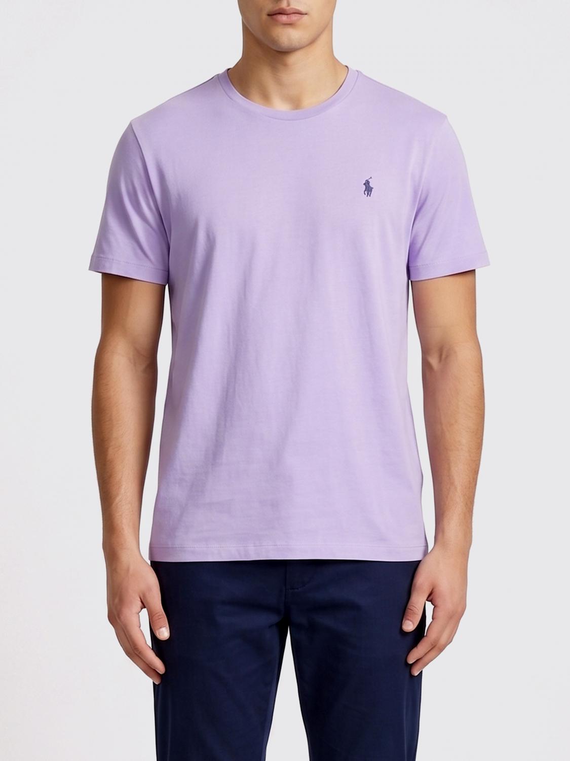 POLO RALPH LAUREN T-shirt in cotone con logo Pony