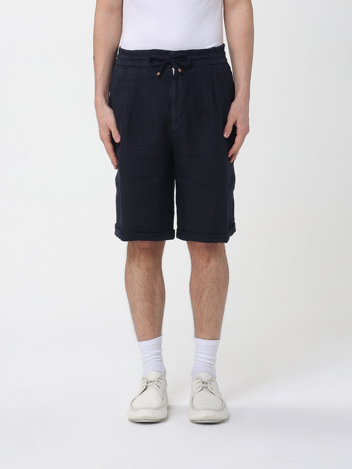 BRUNELLO CUCINELLI Shorts Herren Farbe Blau