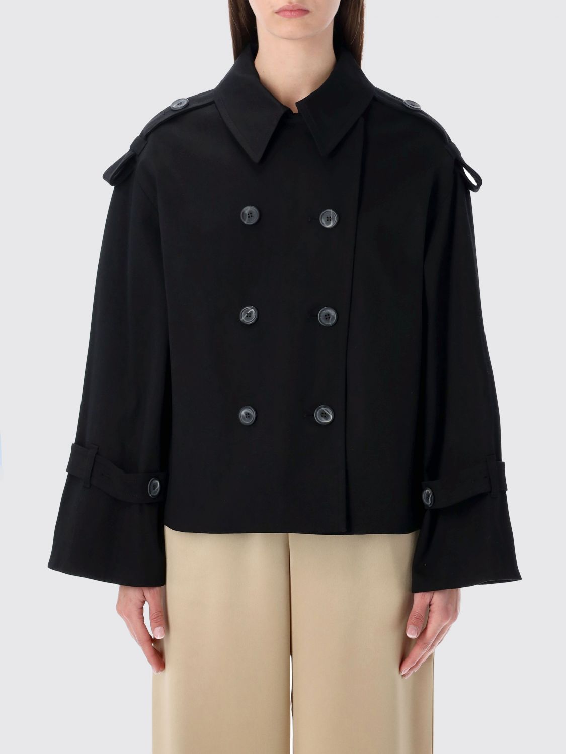 By Malene Birger Coat  Woman Color Black