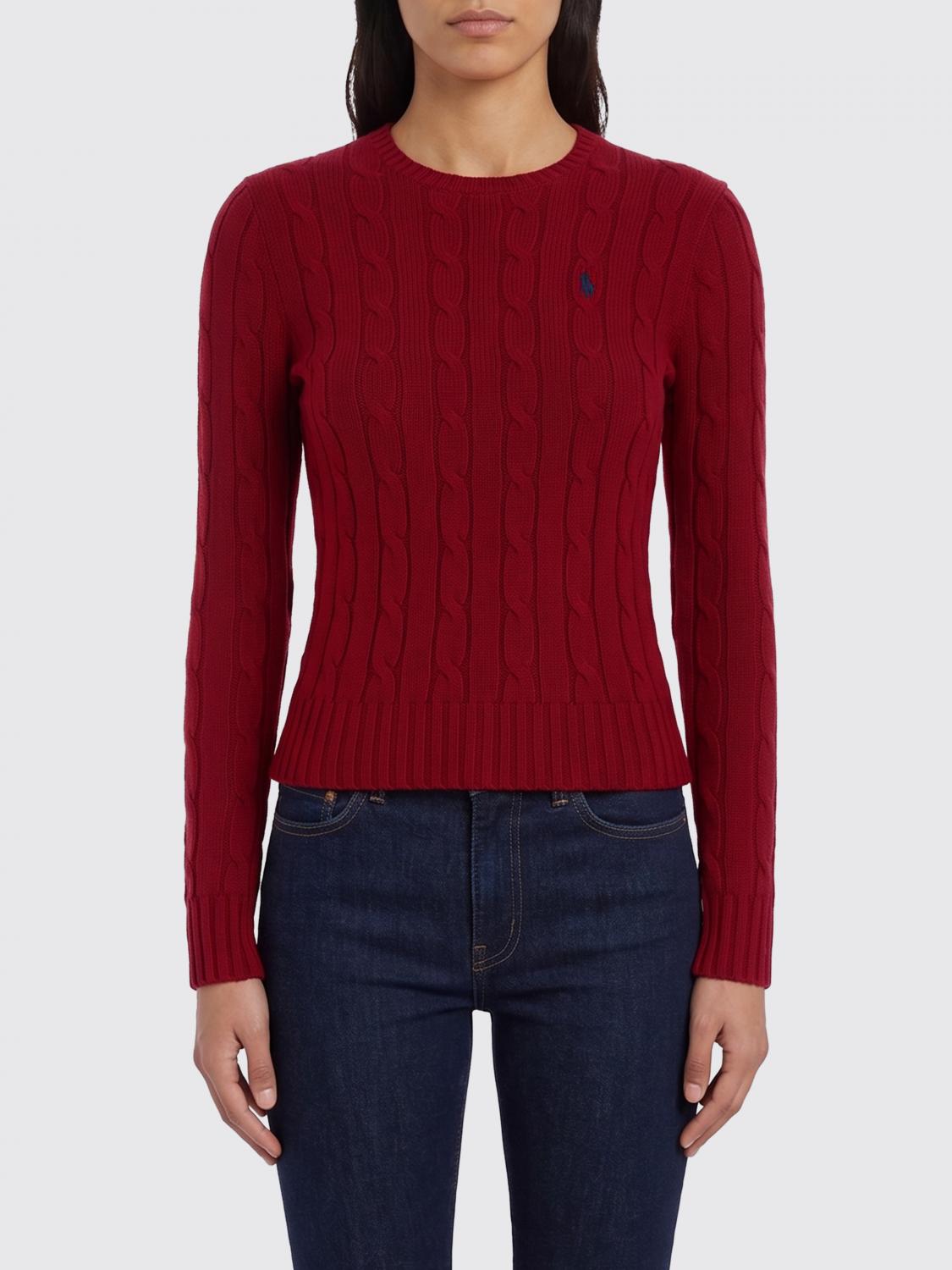 Polo Ralph Lauren セーター  レディース カラー バーガンディー In Red