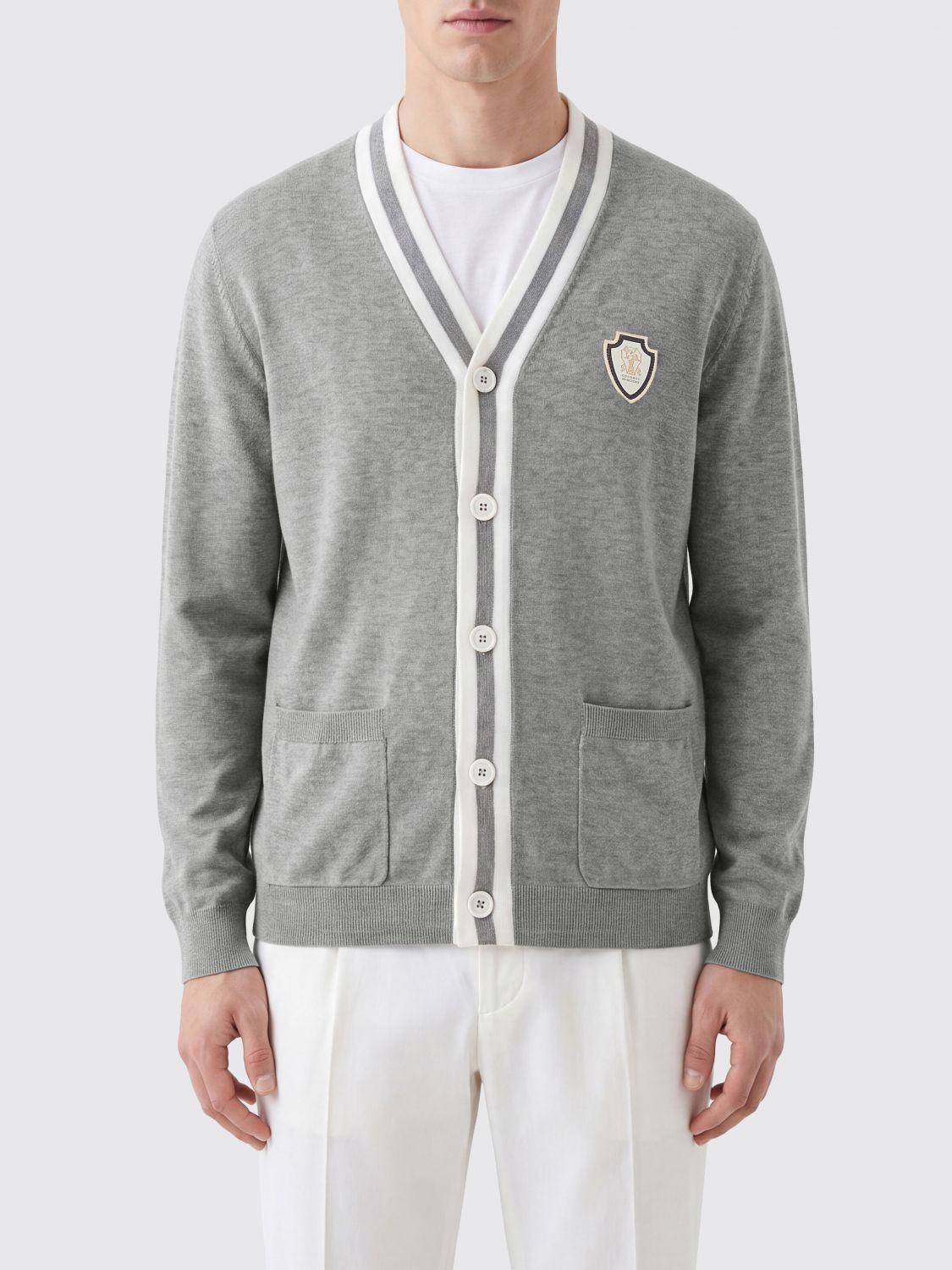 BRUNELLO CUCINELLI Sweater Men color Grey