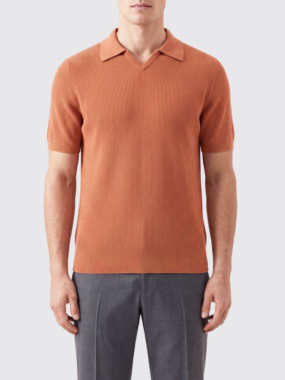 BRUNELLO CUCINELLI Sweater Men color Orange