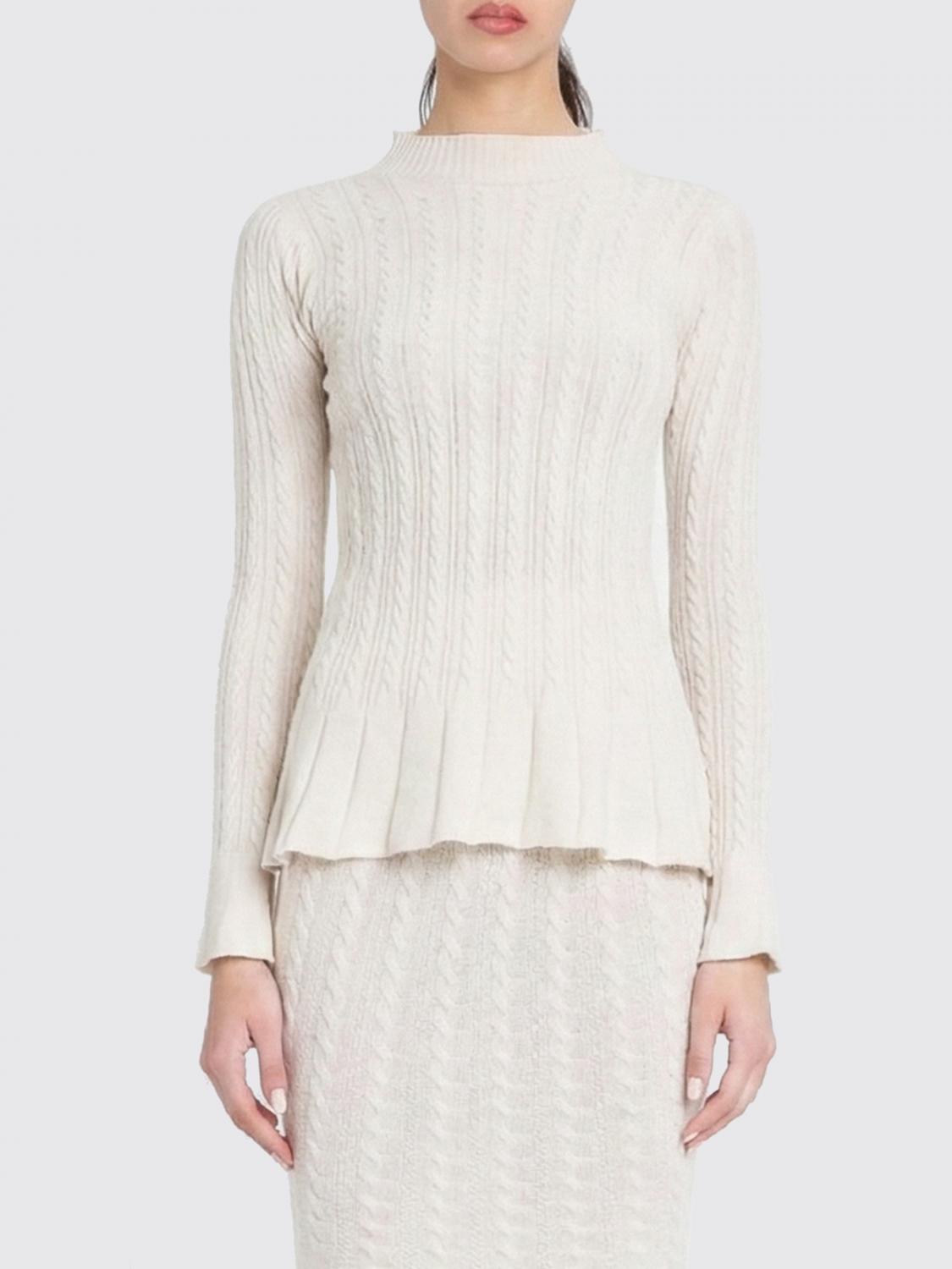 Twinset Top  Woman Color Yellow Cream In White