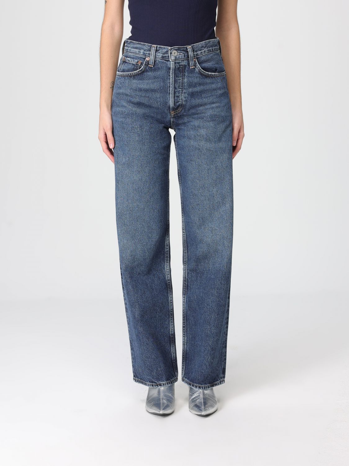 AGOLDE Jeans Damen Farbe Blau