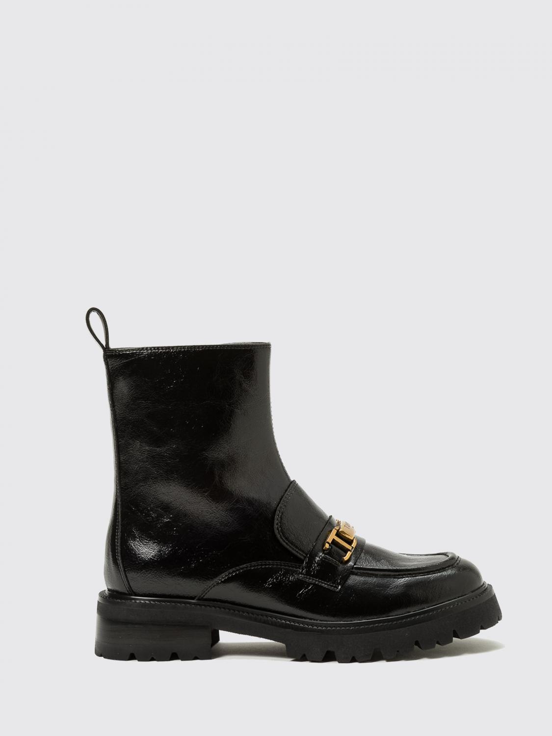 Boots Twinset Woman Color Black