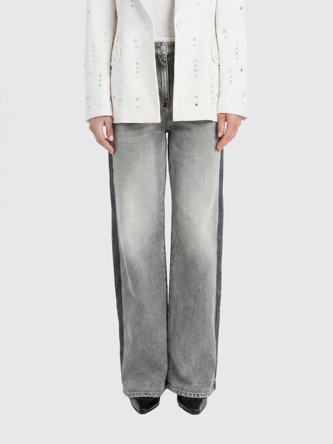 Twinset Actitude Jeans  Woman Color Grey In Gray