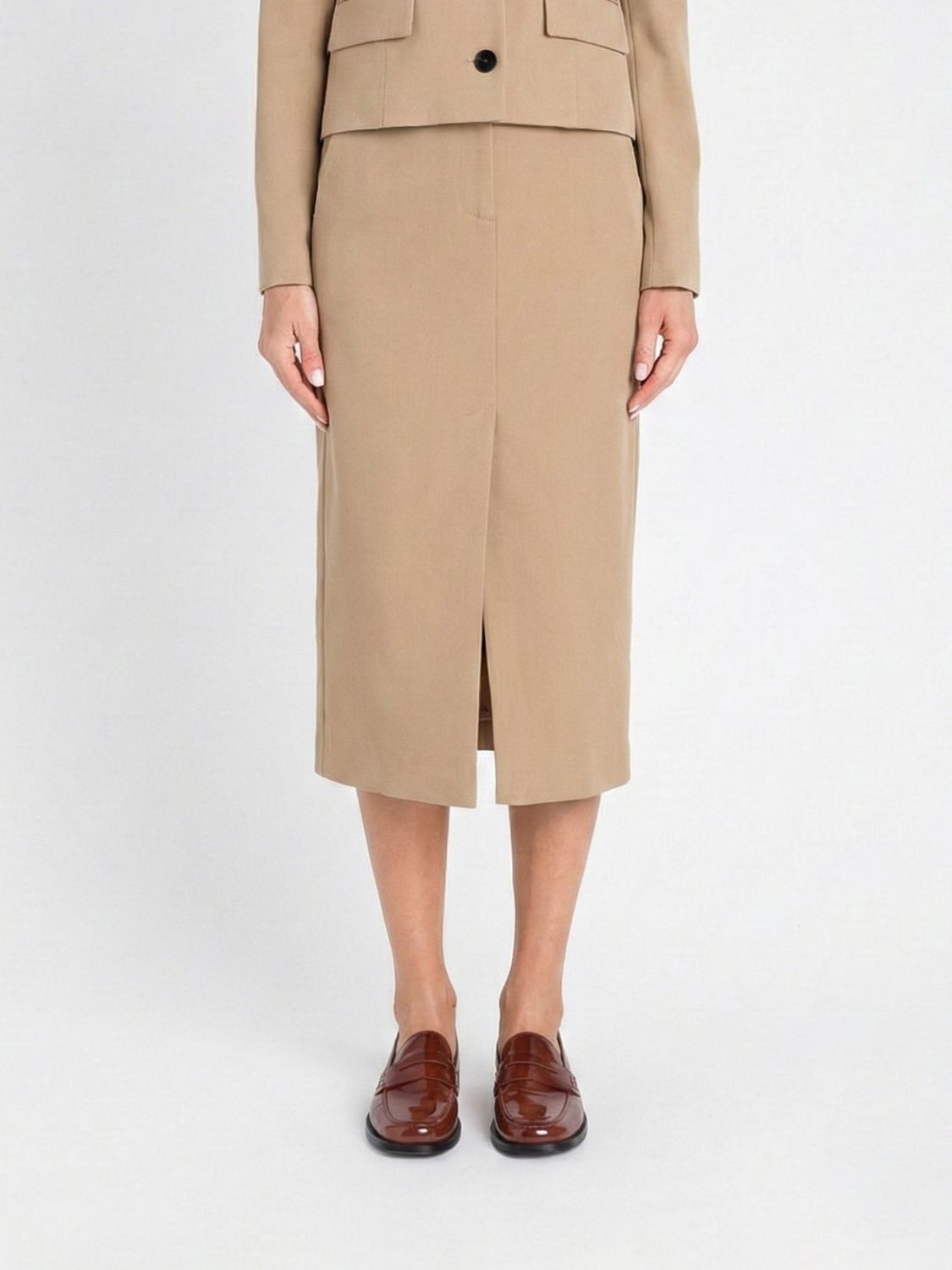 Twinset Actitude Skirt  Woman Color Camel In Neutral