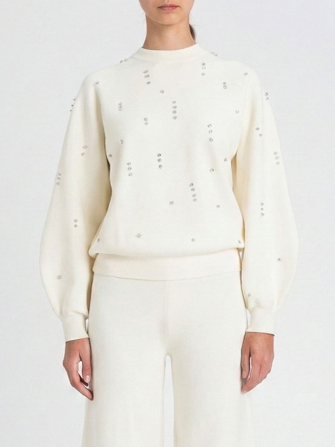 Twinset Actitude Sweatshirt  Woman Color White In Neutral