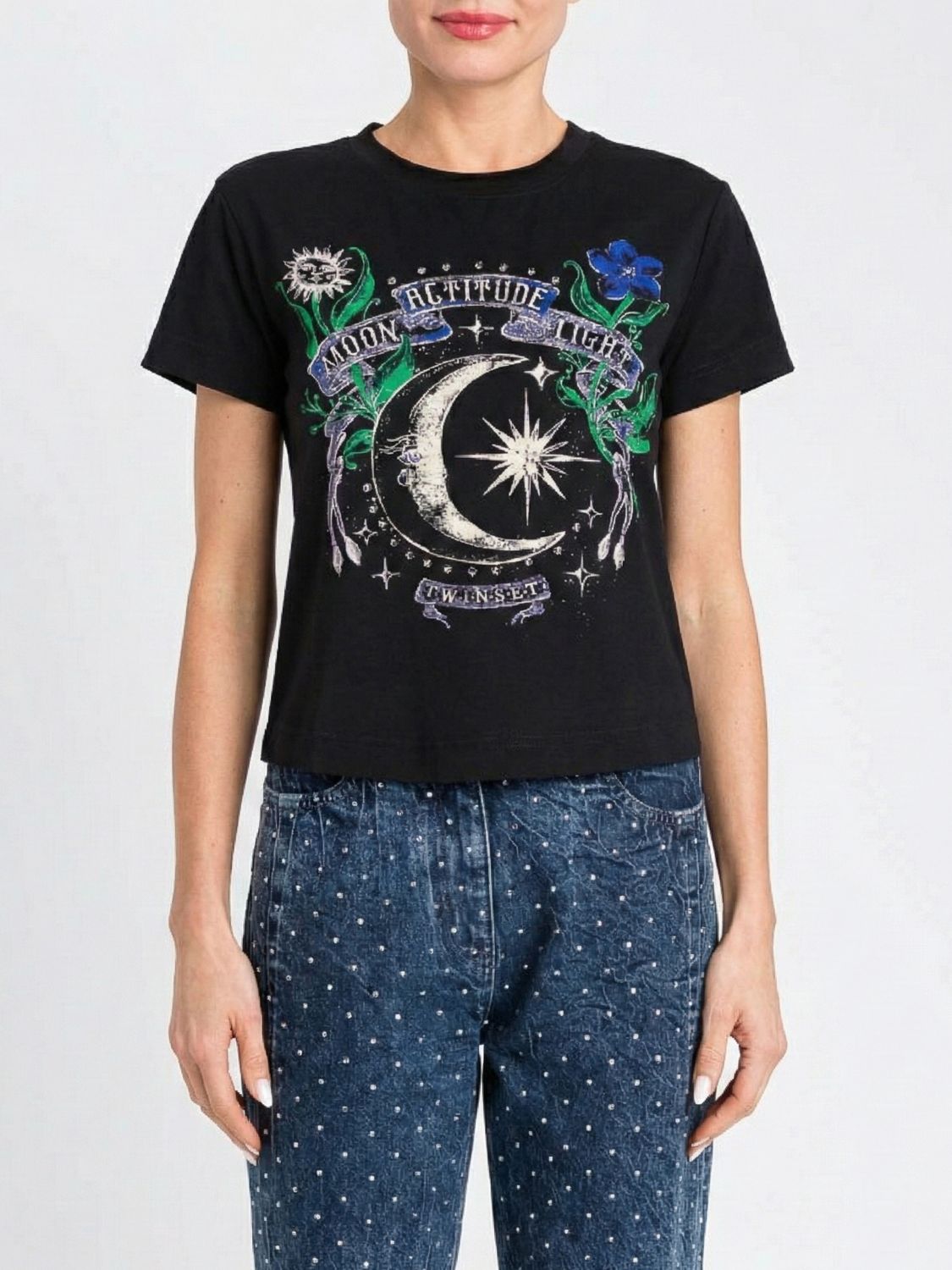 Twinset Actitude T-shirt  Woman Color Black In Black