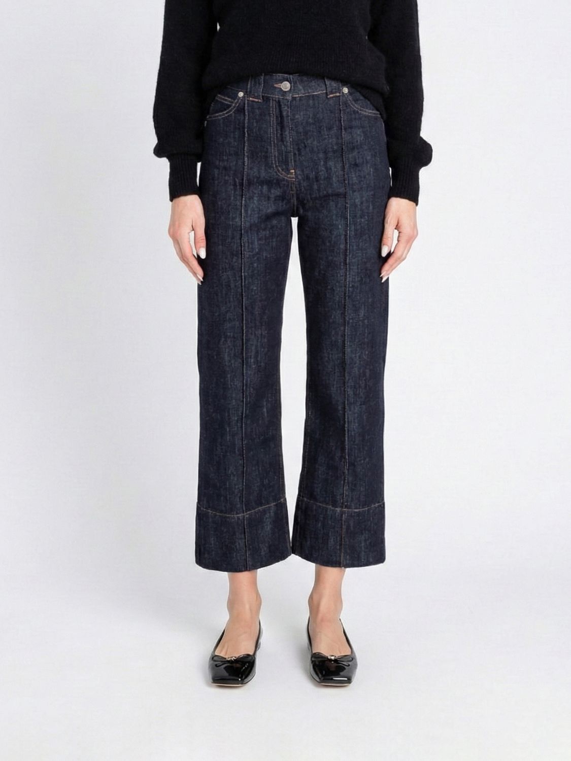 Twinset Actitude Jeans Woman Color Denim In Blue