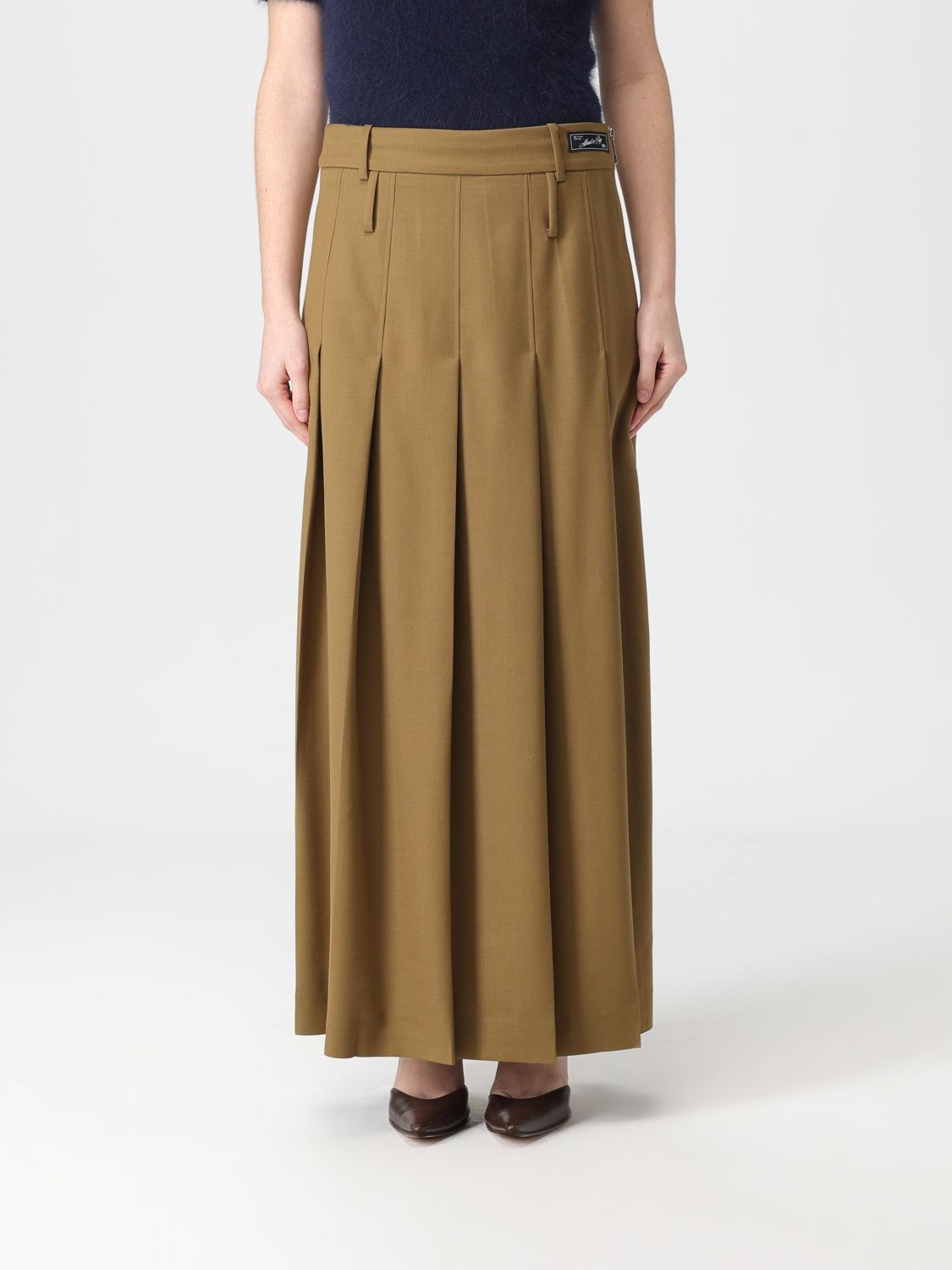 Skirt ERIKA CAVALLINI Woman color Green