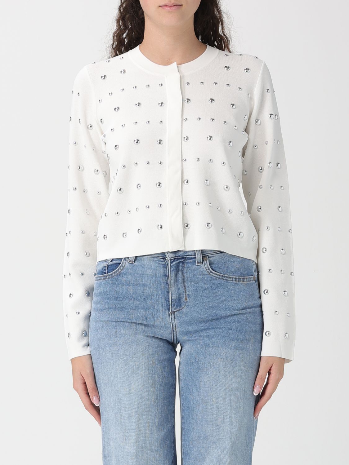 LIU JO Pullover Damen Farbe Weiß