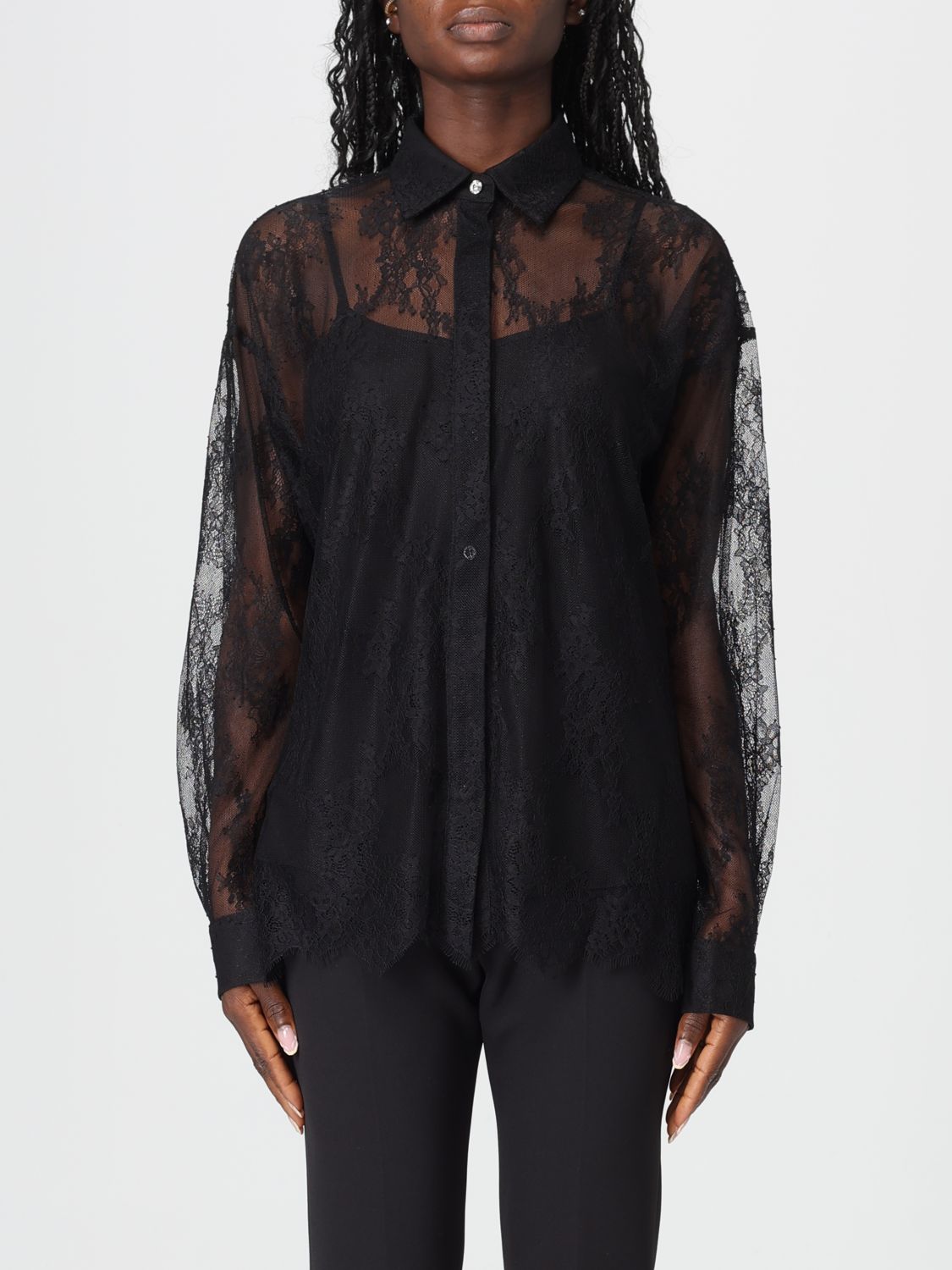 Liu •jo Shirt Liu Jo Woman Color Black In Black