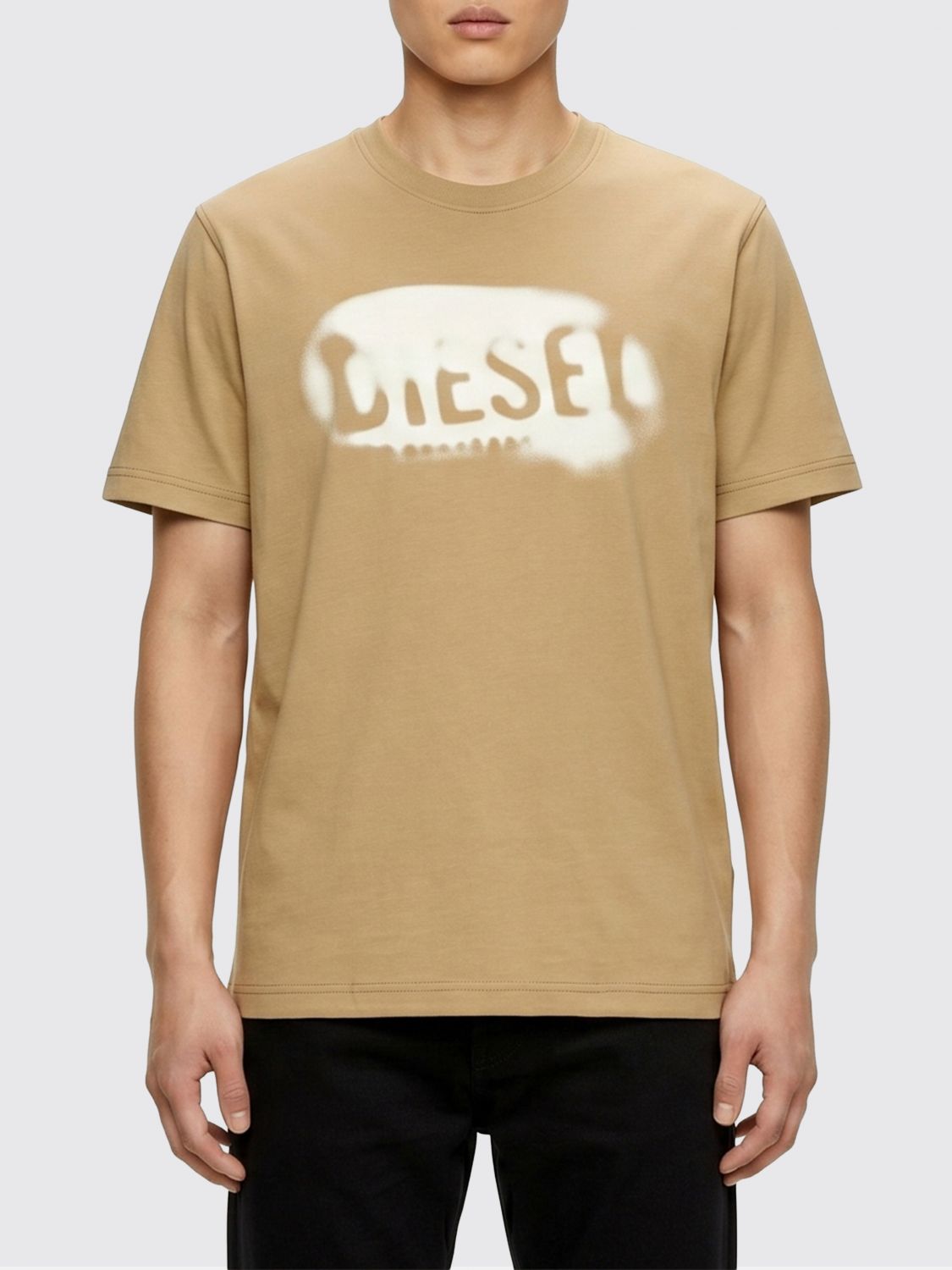 DIESEL T-Shirt Men color Beige