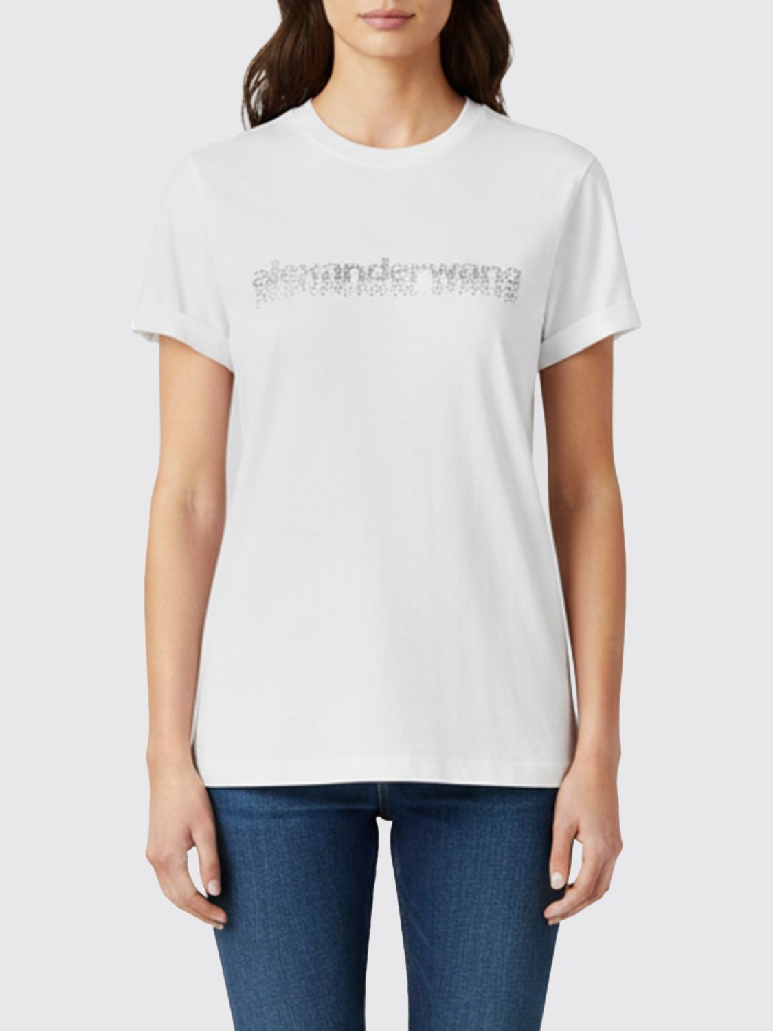 T-Shirts ALEXANDER WANG Donna colore Bianco