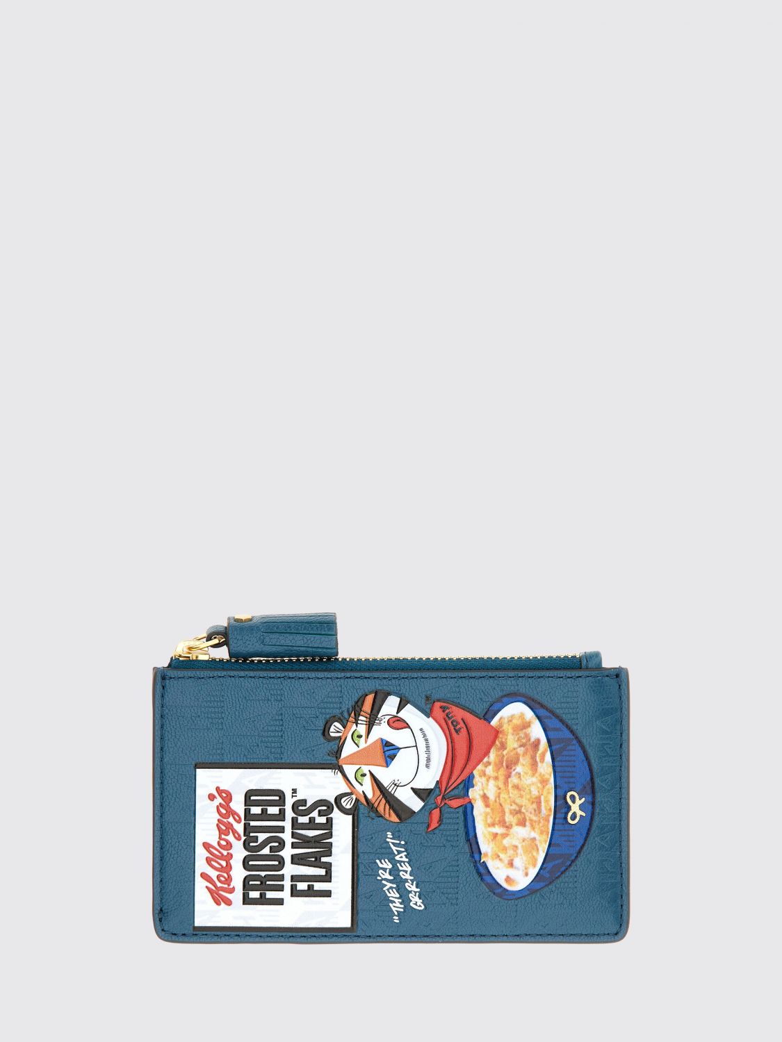 ANYA HINDMARCH Wallet Woman color Blue　ANYA HINDMARCH 財布 レディース カラー ブルー ANYA
