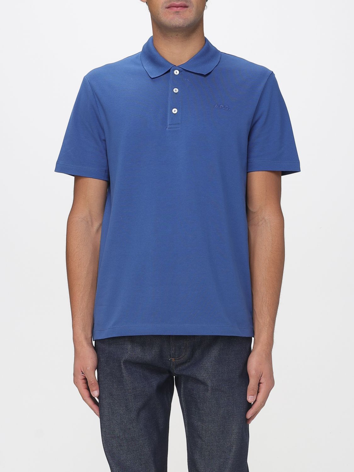 A. P.C. Polo Herren Farbe Blau 1