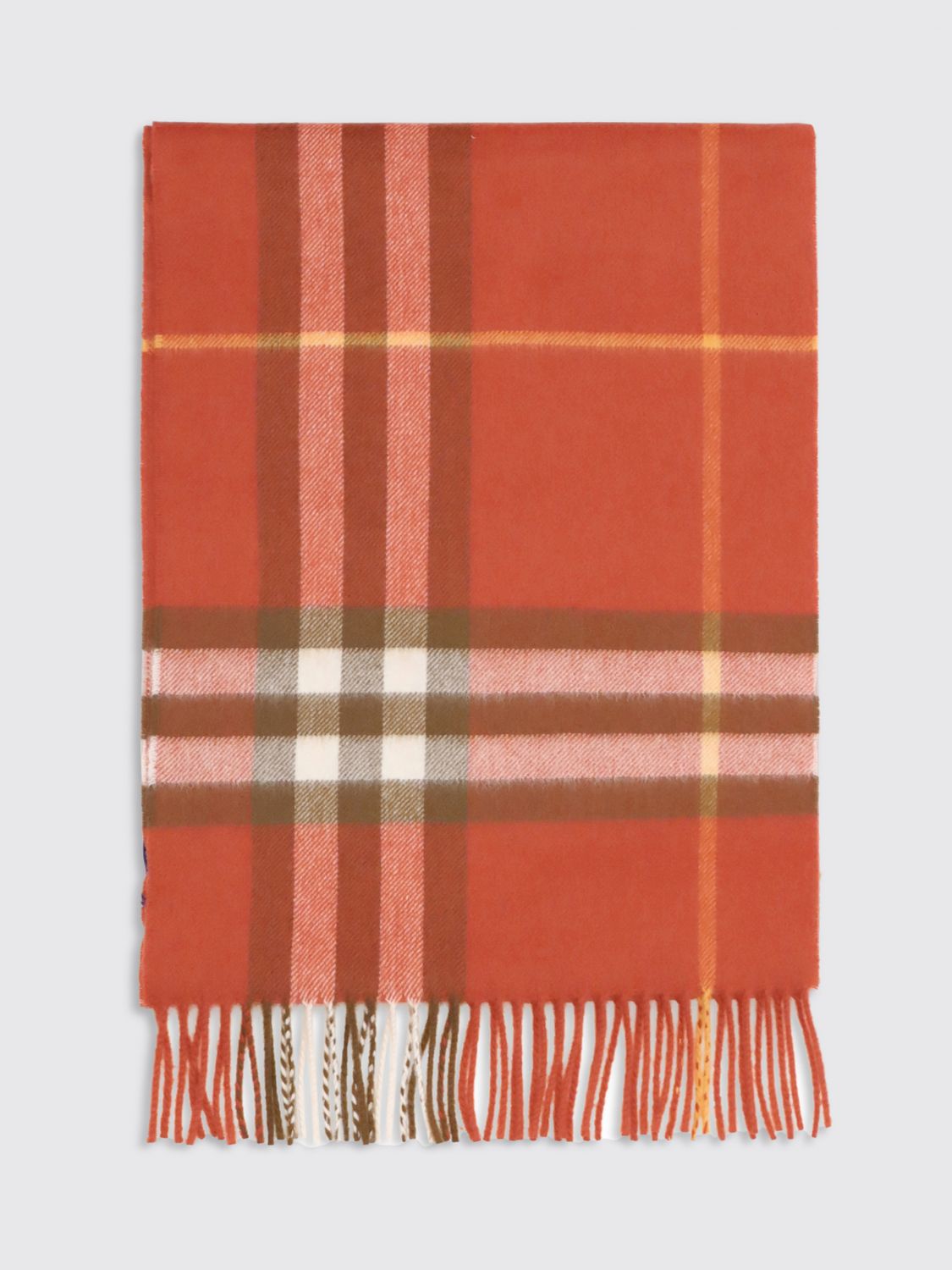 Burberry BURBERRY Scarf Woman color Coral　バーバリー スカーフ ウーマンカラー コーラル