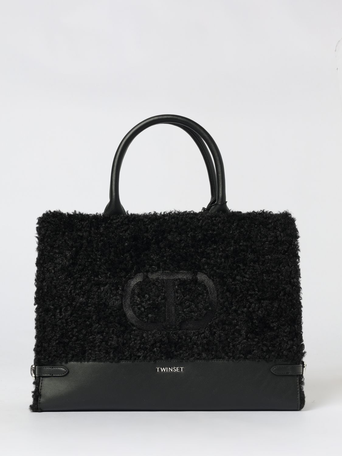 Tote Bag Twinset Woman Color Black