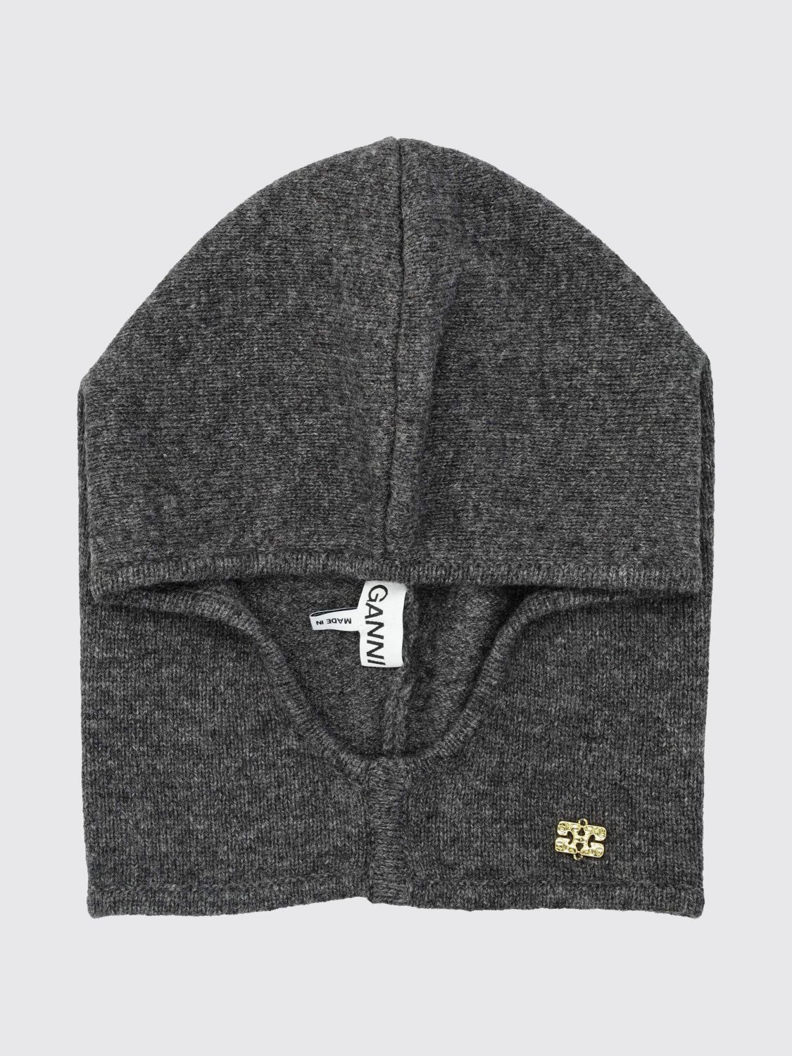 GANNI Scarf Woman color Grey　GANNI スカーフ 女性 カラー グレー GANNI