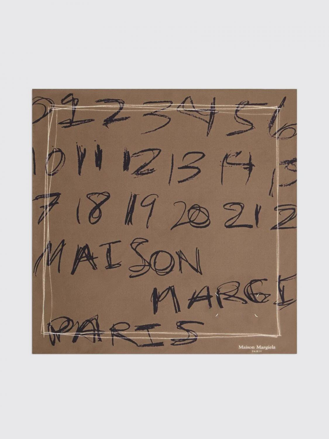 Maison Margiela MAISON MARGIELA Neck Scarf Woman color Brown　MAISON MARGIELA ネックスカーフ ウーマンカラー ブラウン