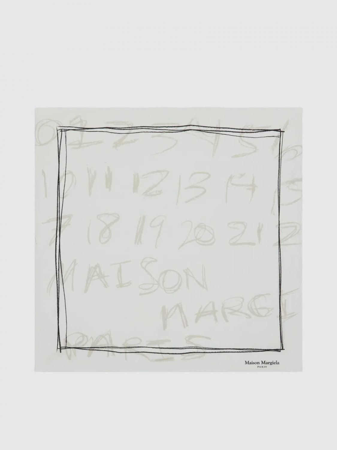 Maison Margiela MAISON MARGIELA Neck Scarf Woman color Pearl　MAISON MARGIELA ネックスカーフ ウーマンカラー パール
