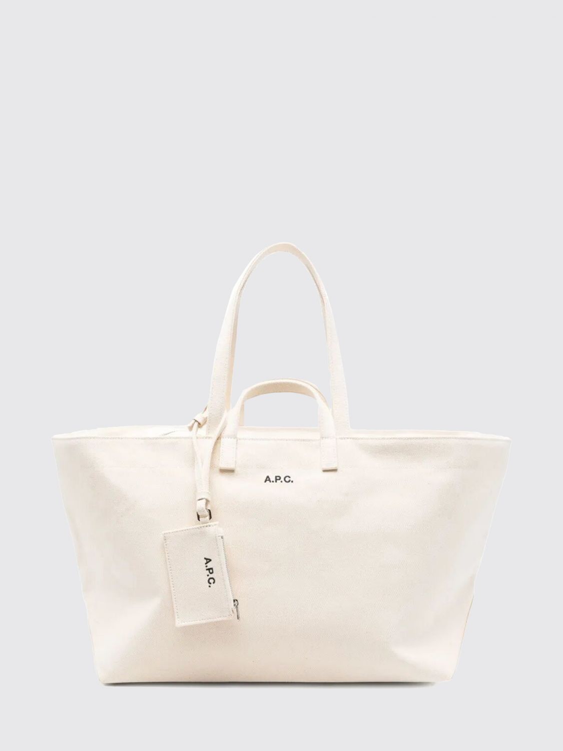 Apc A.p.c. "le Drummer Toile" Tote Bag In Neutral