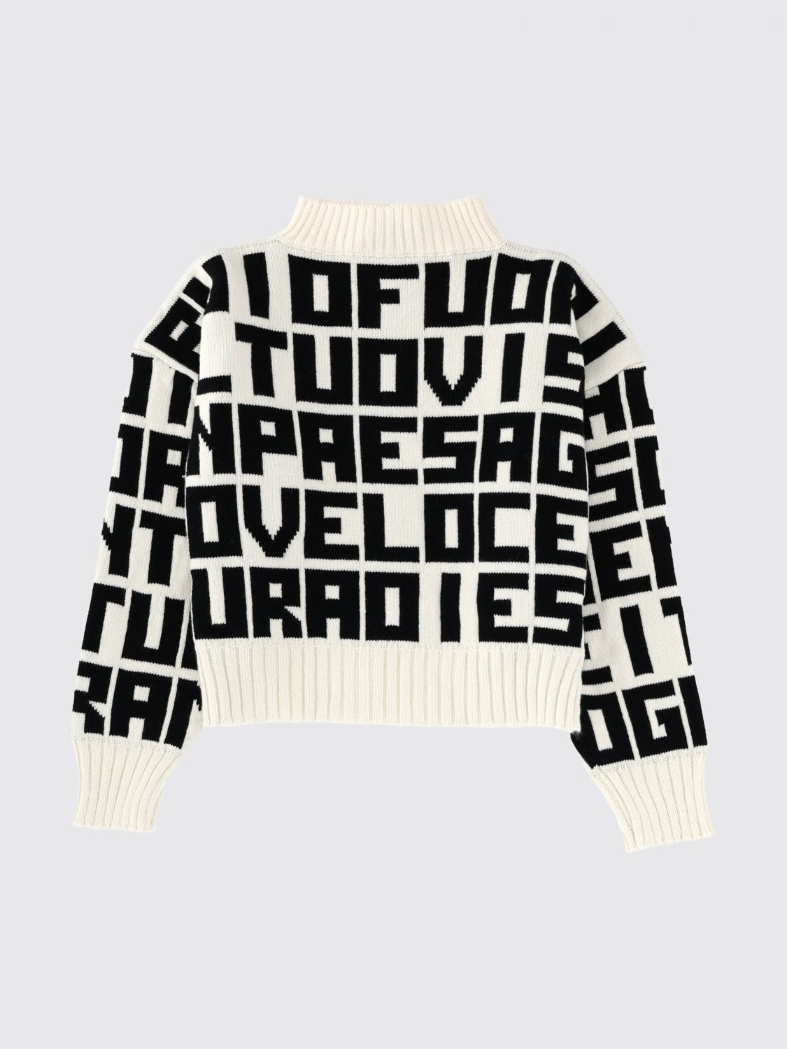 Msgm X Caterina Frongia" Lettered Sweater In Black